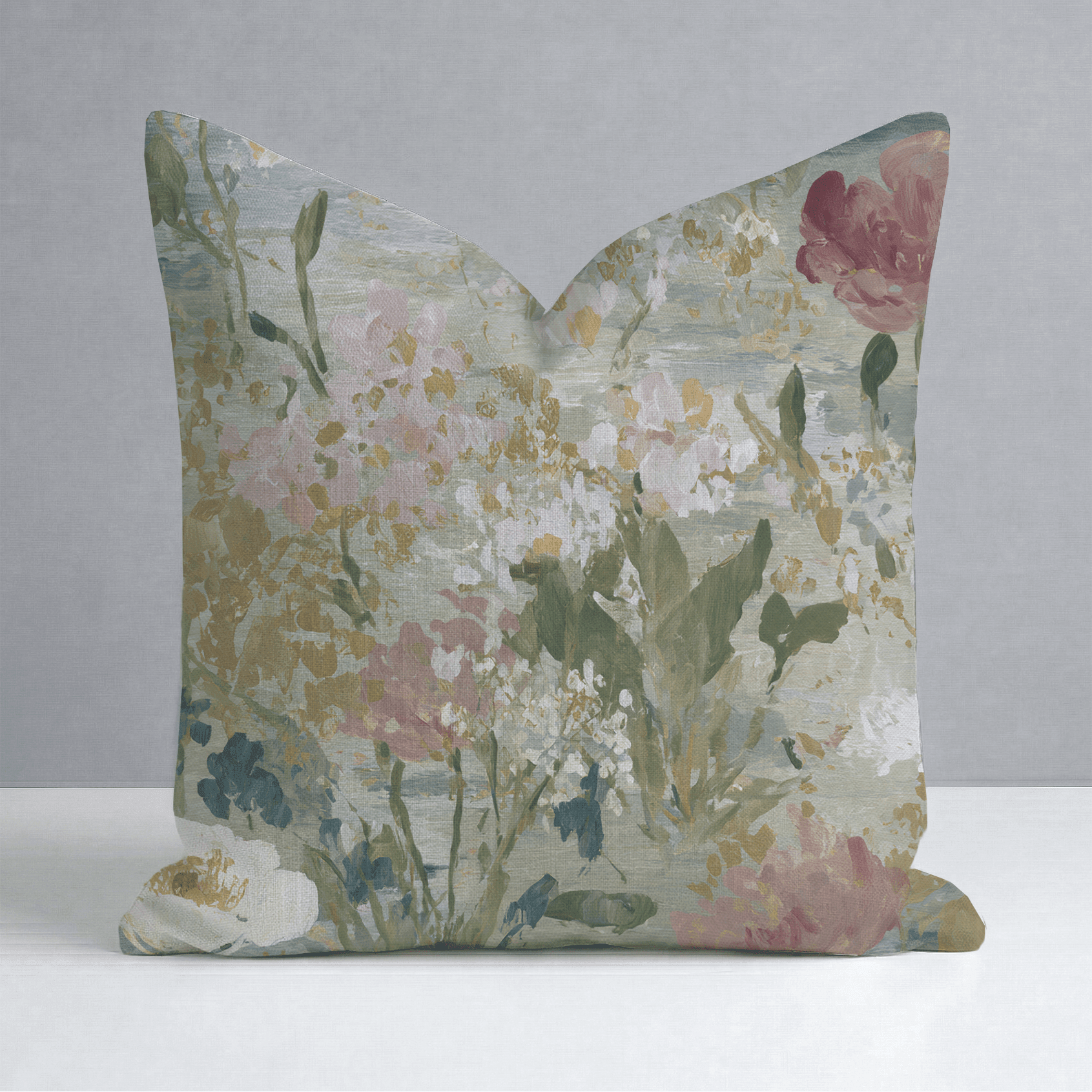 Loose Stems Throw Pillow - Benton Lane Home - Lemon Park