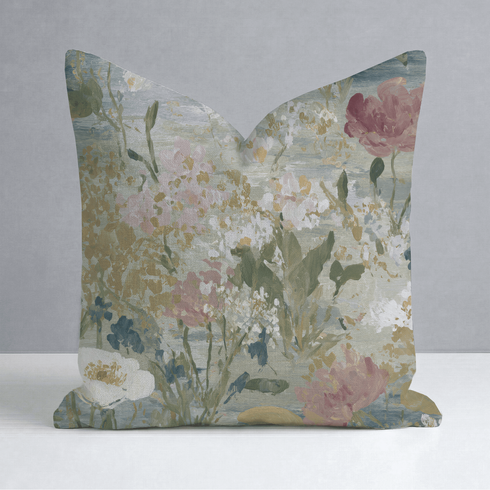 Loose Stems Throw Pillow - Benton Lane Home - Lemon Park