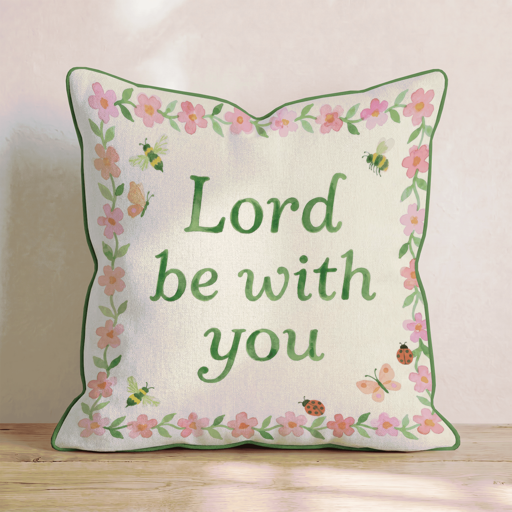 Lord be with You Throw Pillow - Benton Lane Home - Hillcroft Home