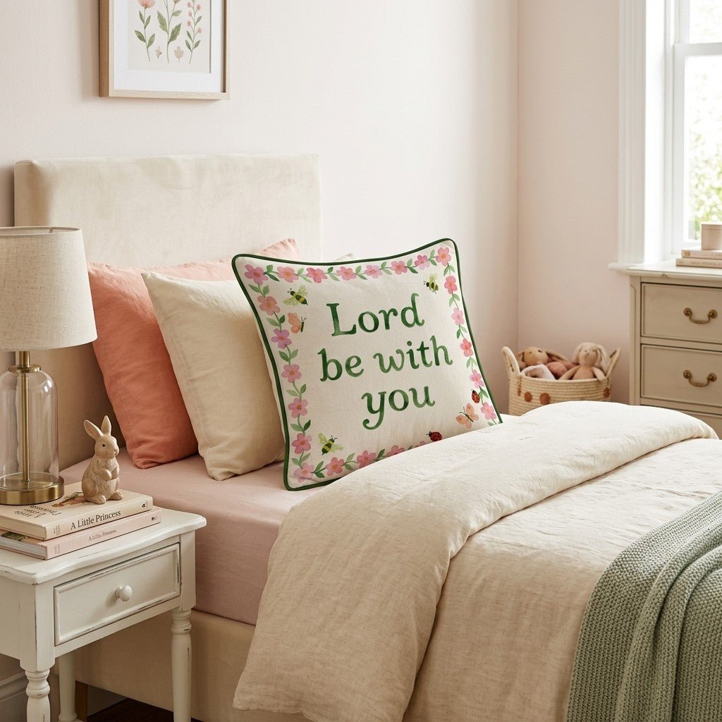 Lord be with You Throw Pillow - Benton Lane Home - Hillcroft Home