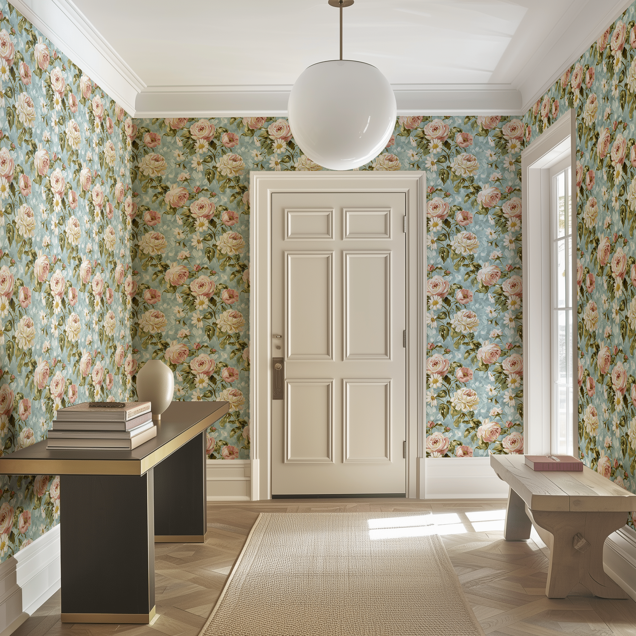 Louisa Floral Wallpaper