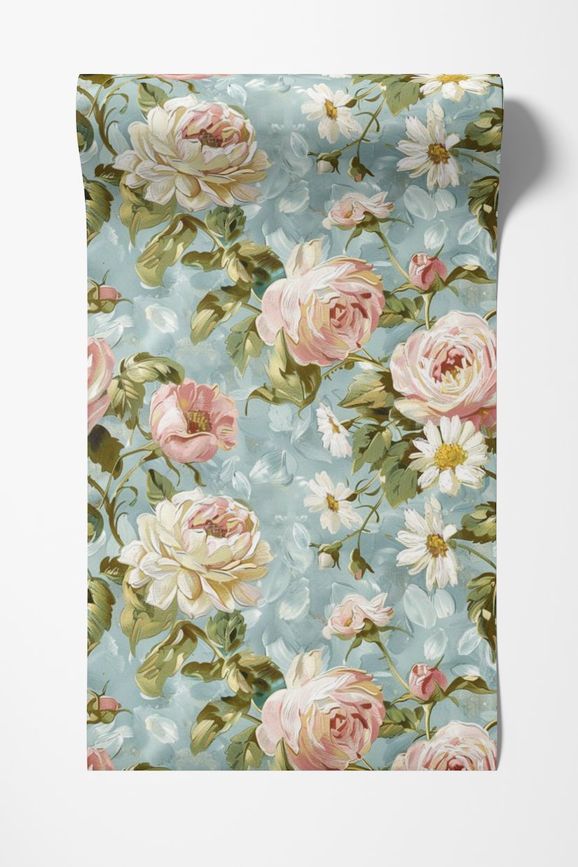 Louisa Floral Wallpaper - Benton Lane Home - Painted Paper