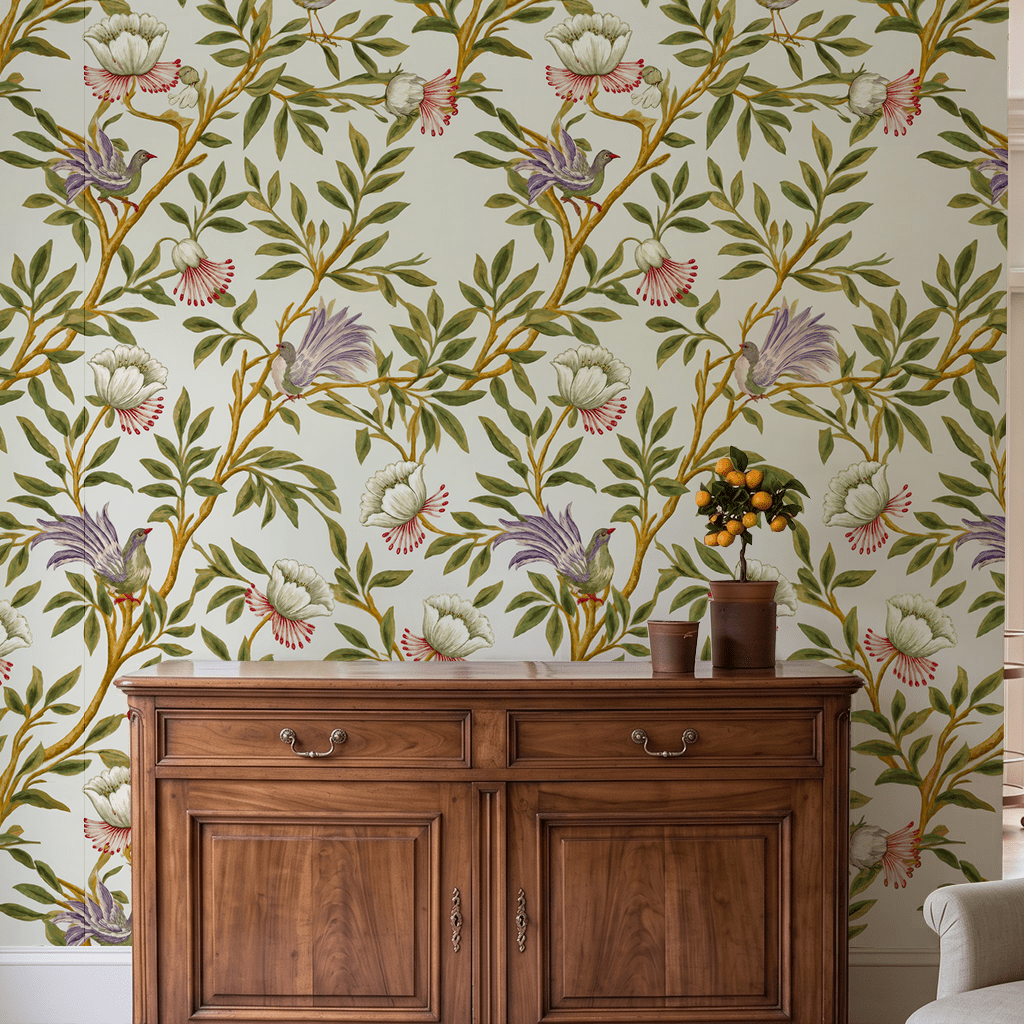 Louise & Frills - Wall Mural - Painted Paper