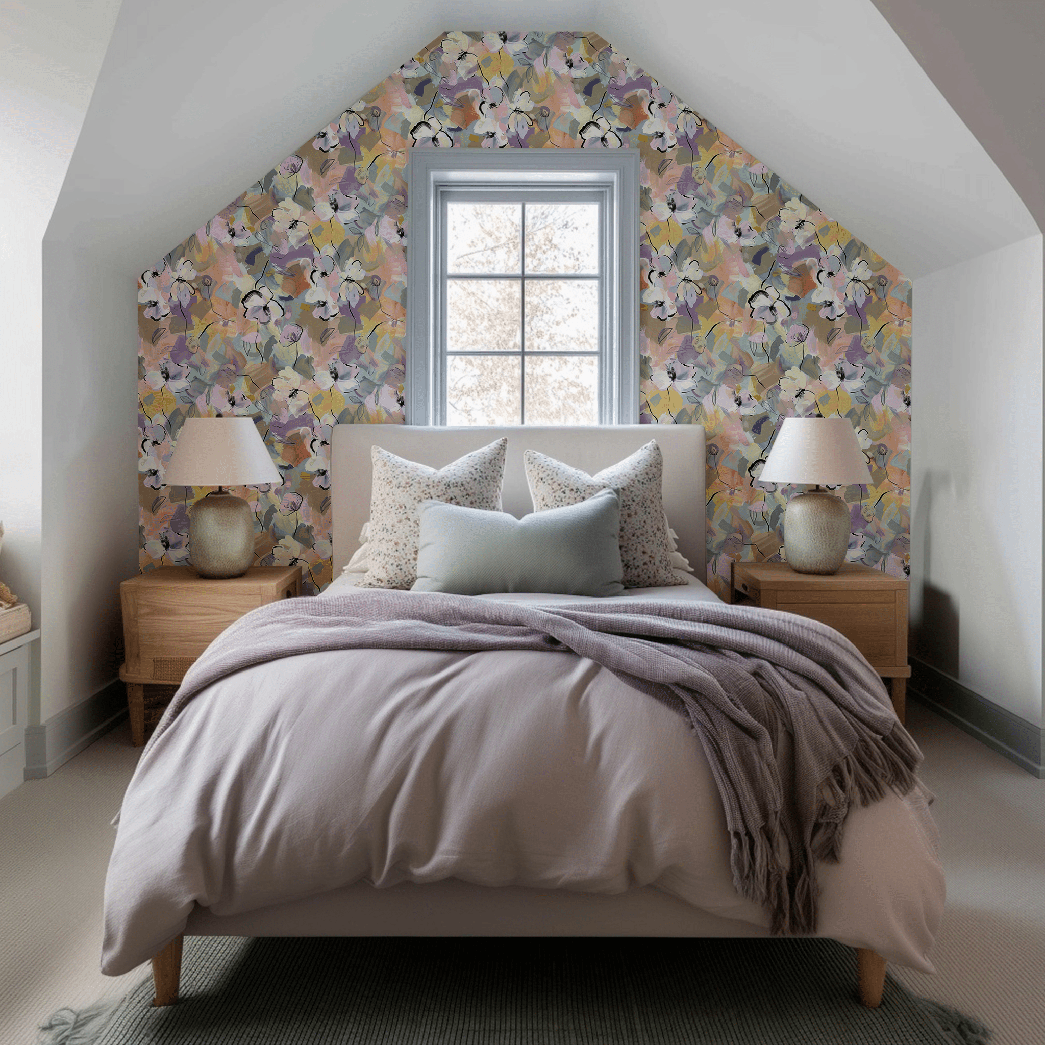 Louvenia Wallpaper - Painted Paper