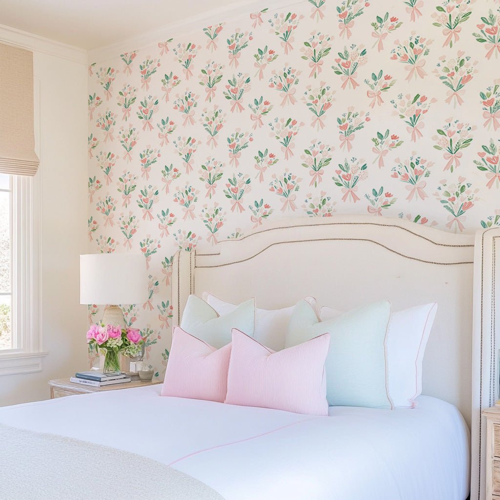 Love in Bloom Wallpaper - Benton Lane Home - Lemon Park