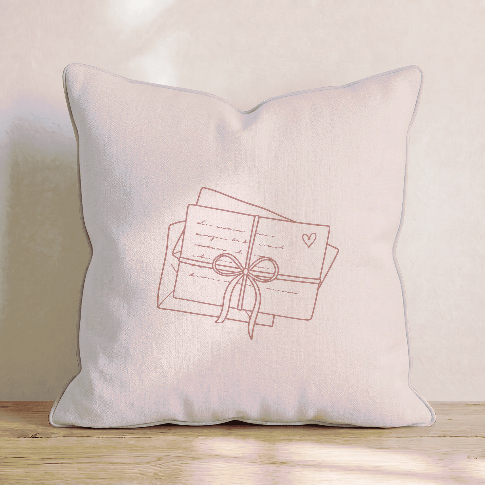 Love Letters Throw Pillow - Benton Lane Home - Hillcroft Home
