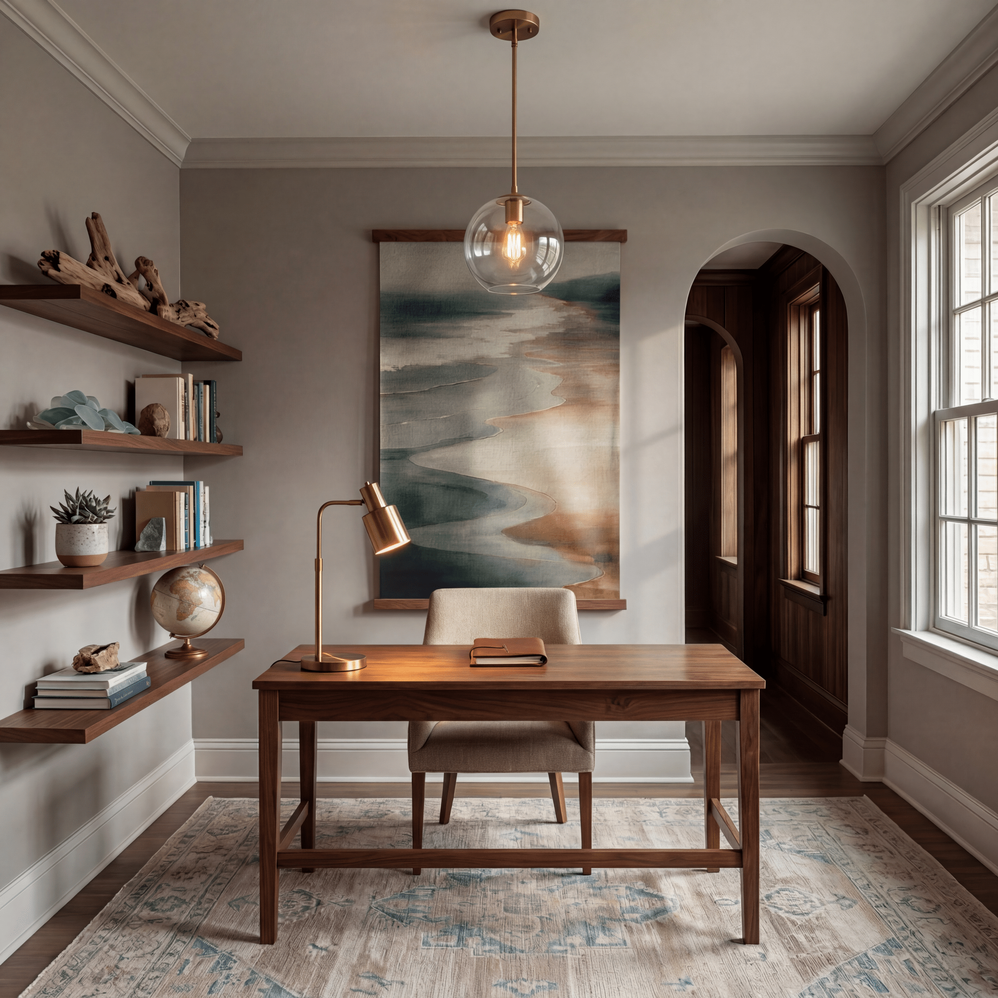 Low Tide - Tapestry - Painted Paper