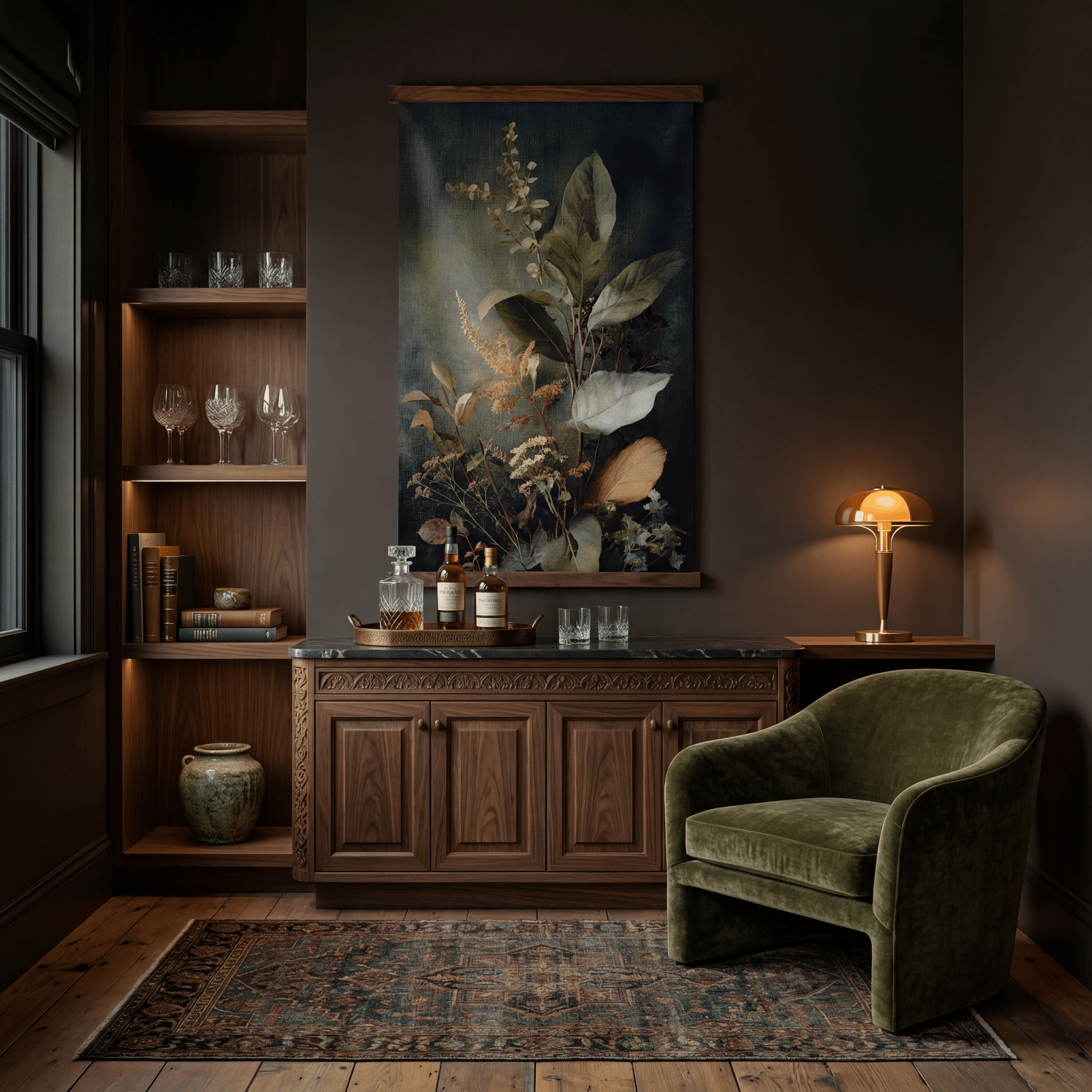 Lower Garden - Tapestry - Benton Lane Home - Painted Paper