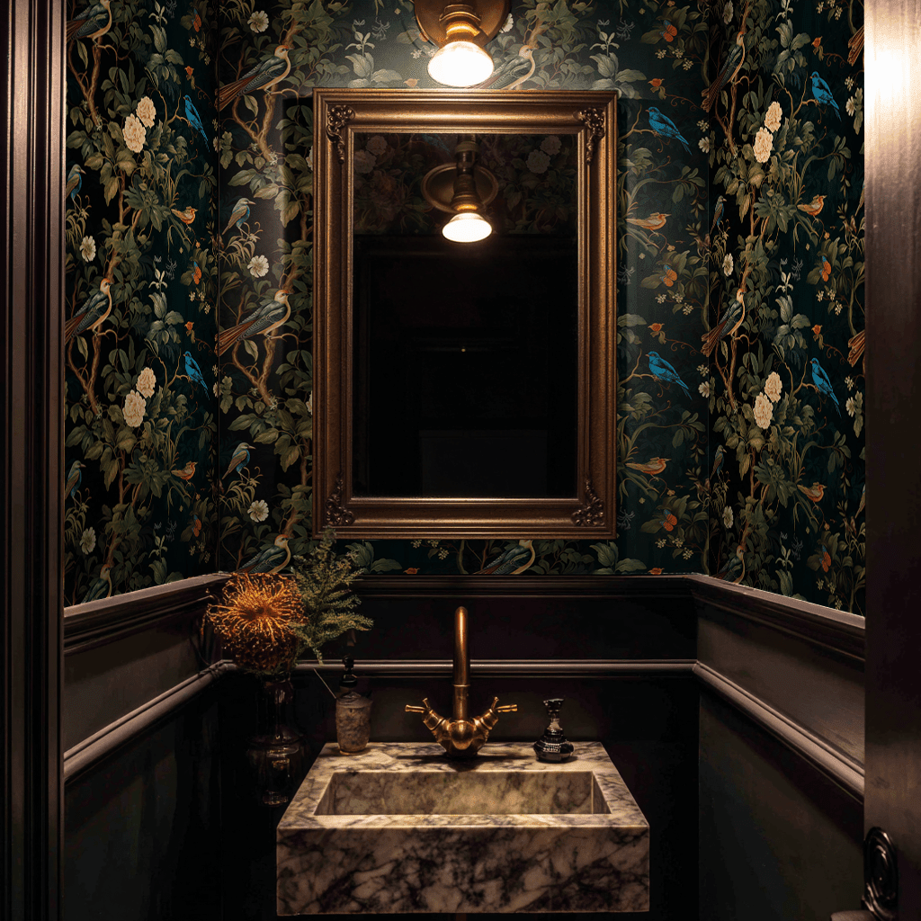 Luca Bloom Wallpaper - Benton Lane Home - Painted Paper