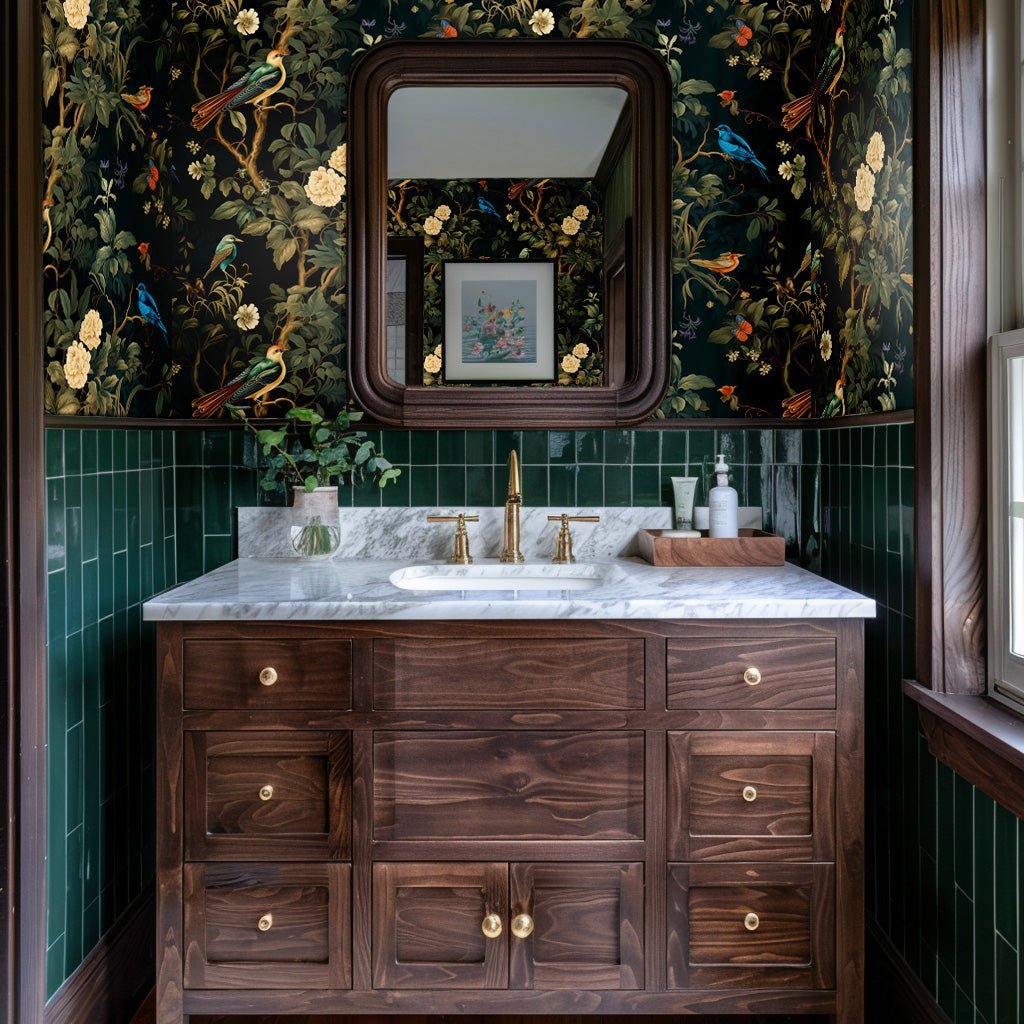 Luca Bloom Wallpaper - Benton Lane Home - Painted Paper