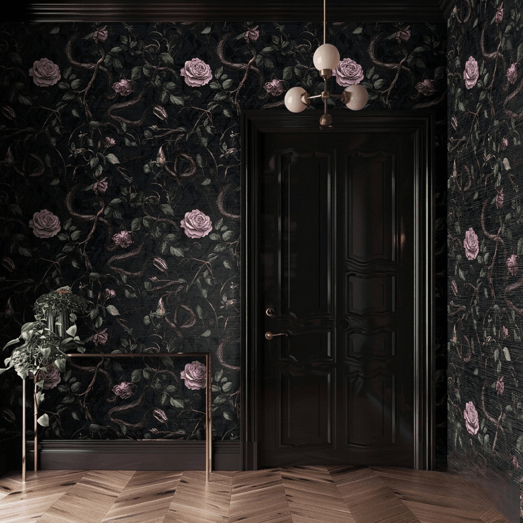 Lucien Faux Grasscloth Wallpaper - Benton Lane Home - Painted Paper