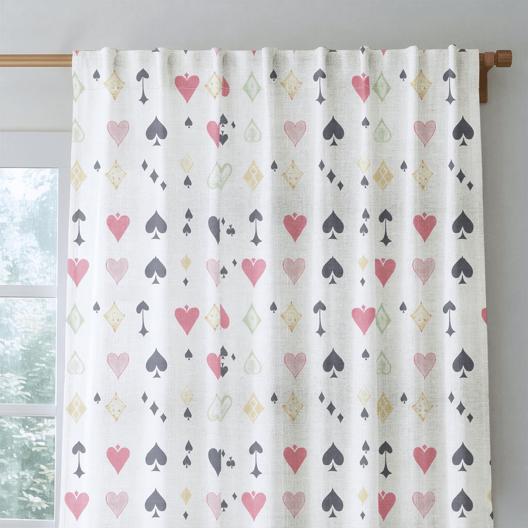 Luck of the Draw - Drapery - Benton Lane Home - Lemon Park