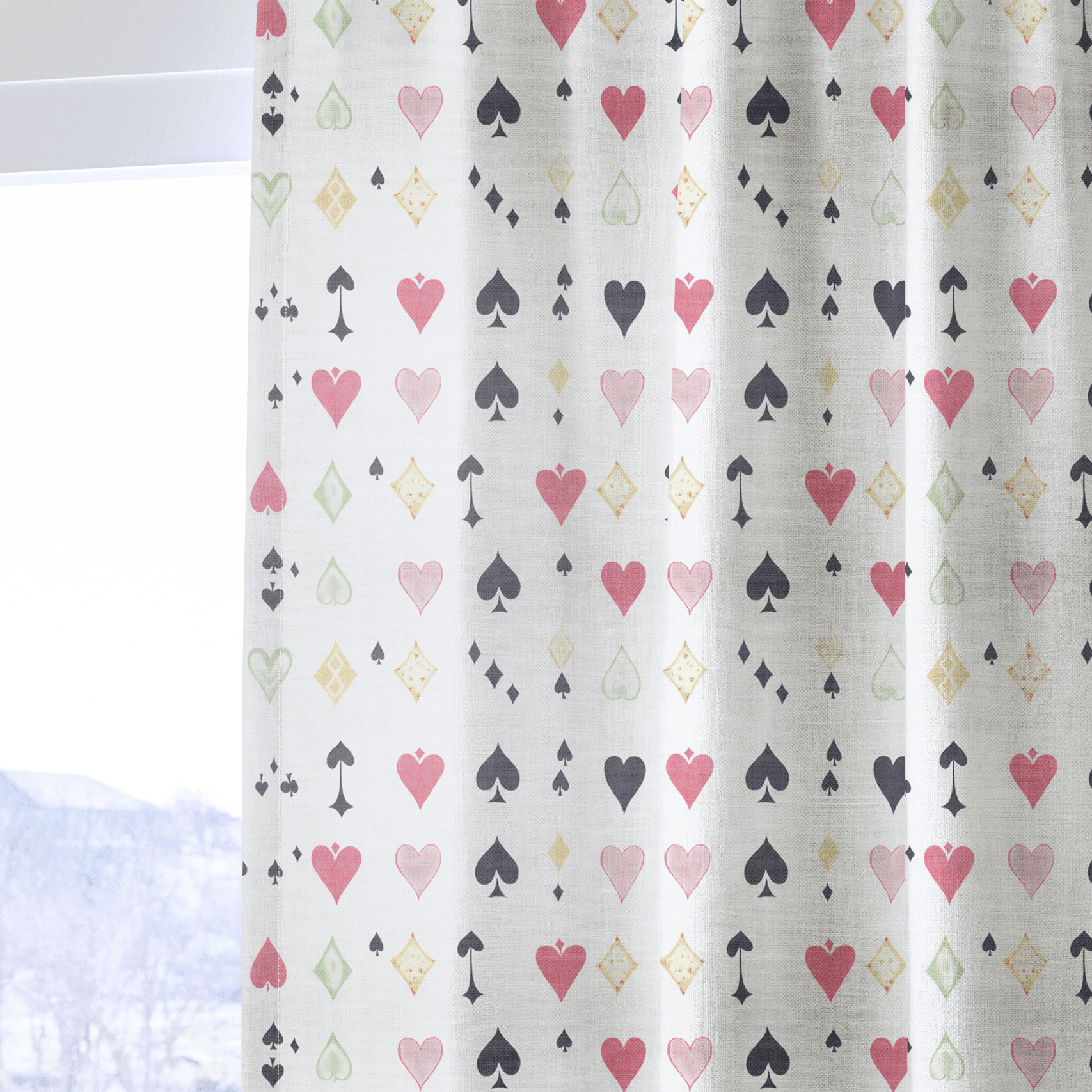 Luck of the Draw - Drapery - Benton Lane Home - Lemon Park