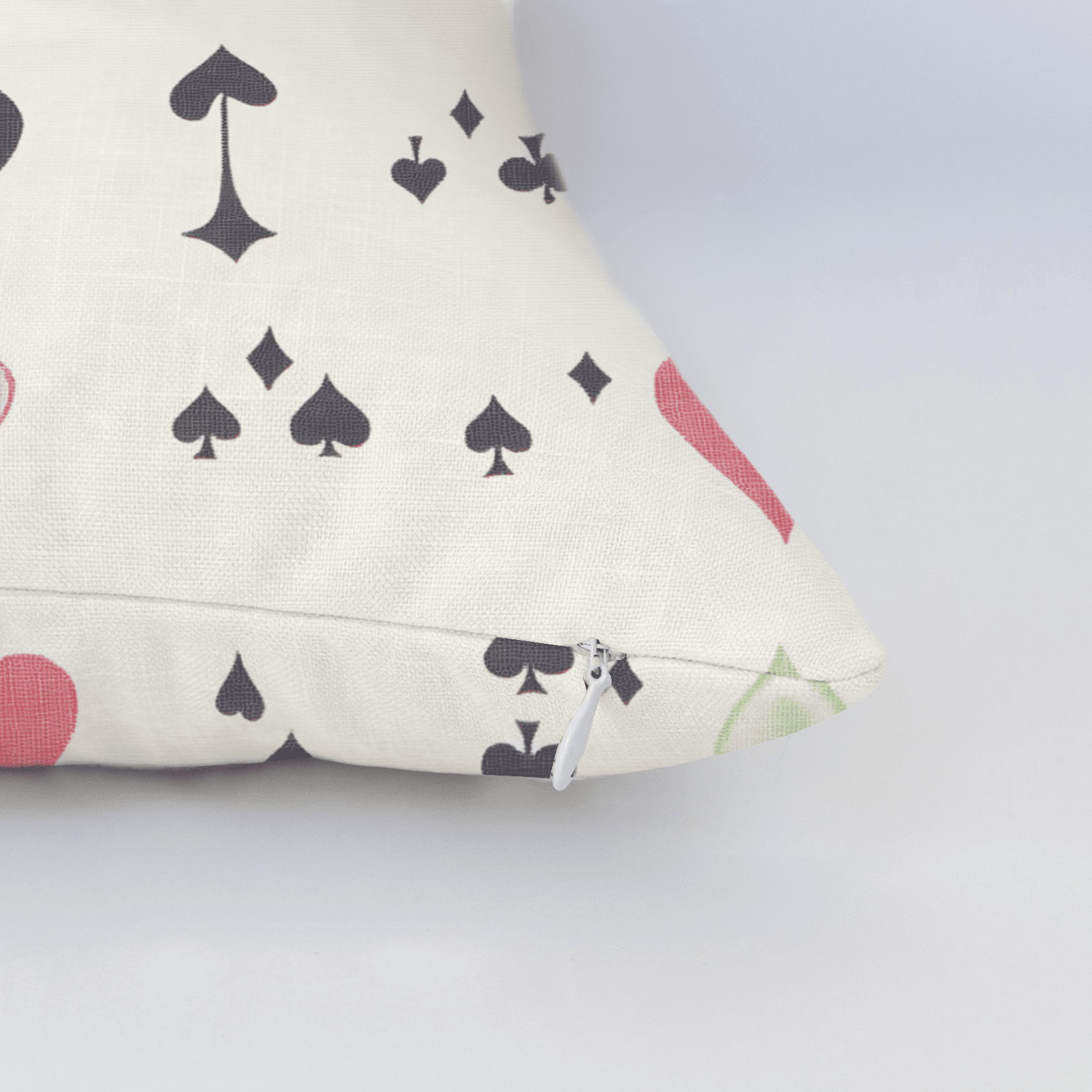 Luck of the Draw Throw Pillow - Benton Lane Home - Lemon Park