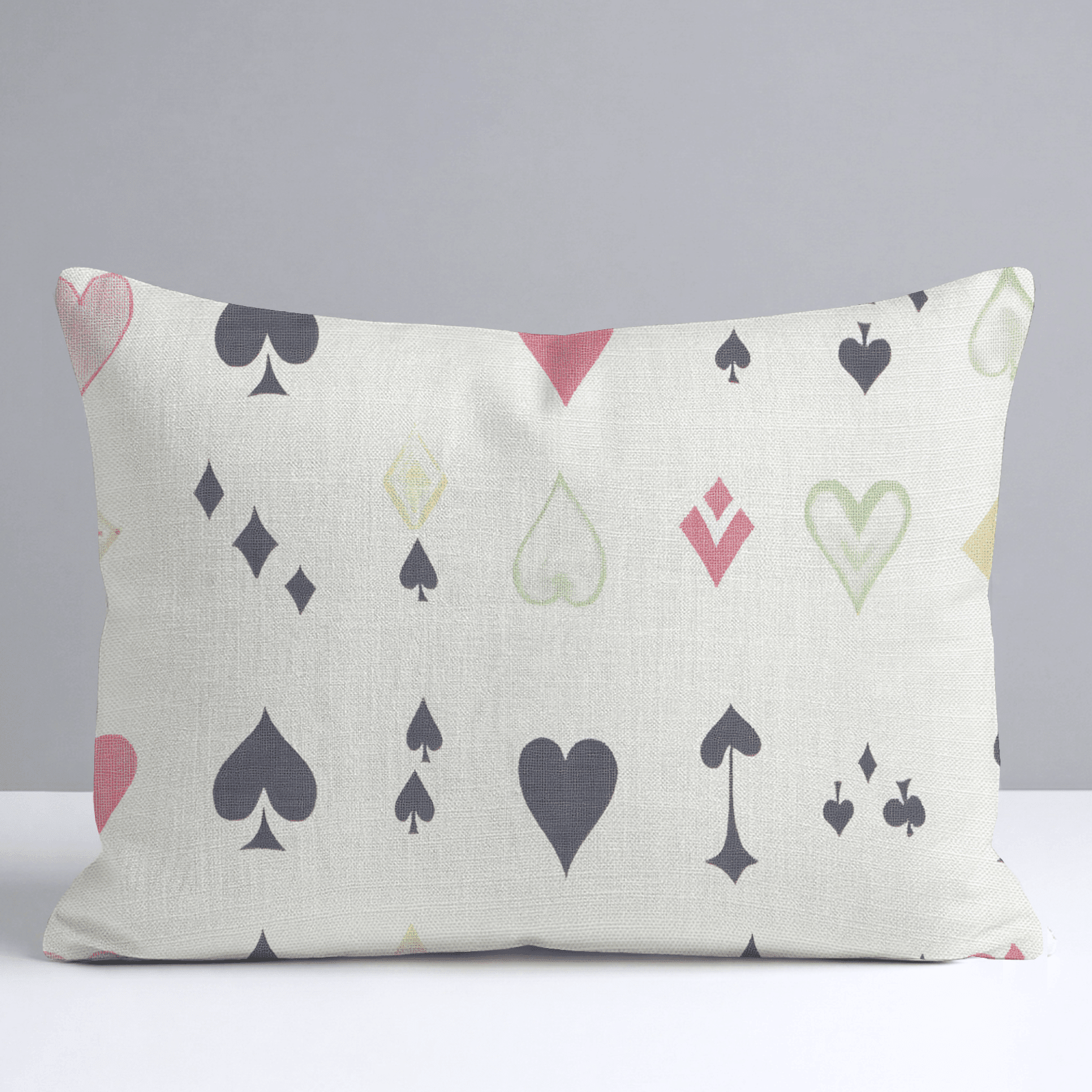 Luck of the Draw Throw Pillow - Benton Lane Home - Lemon Park