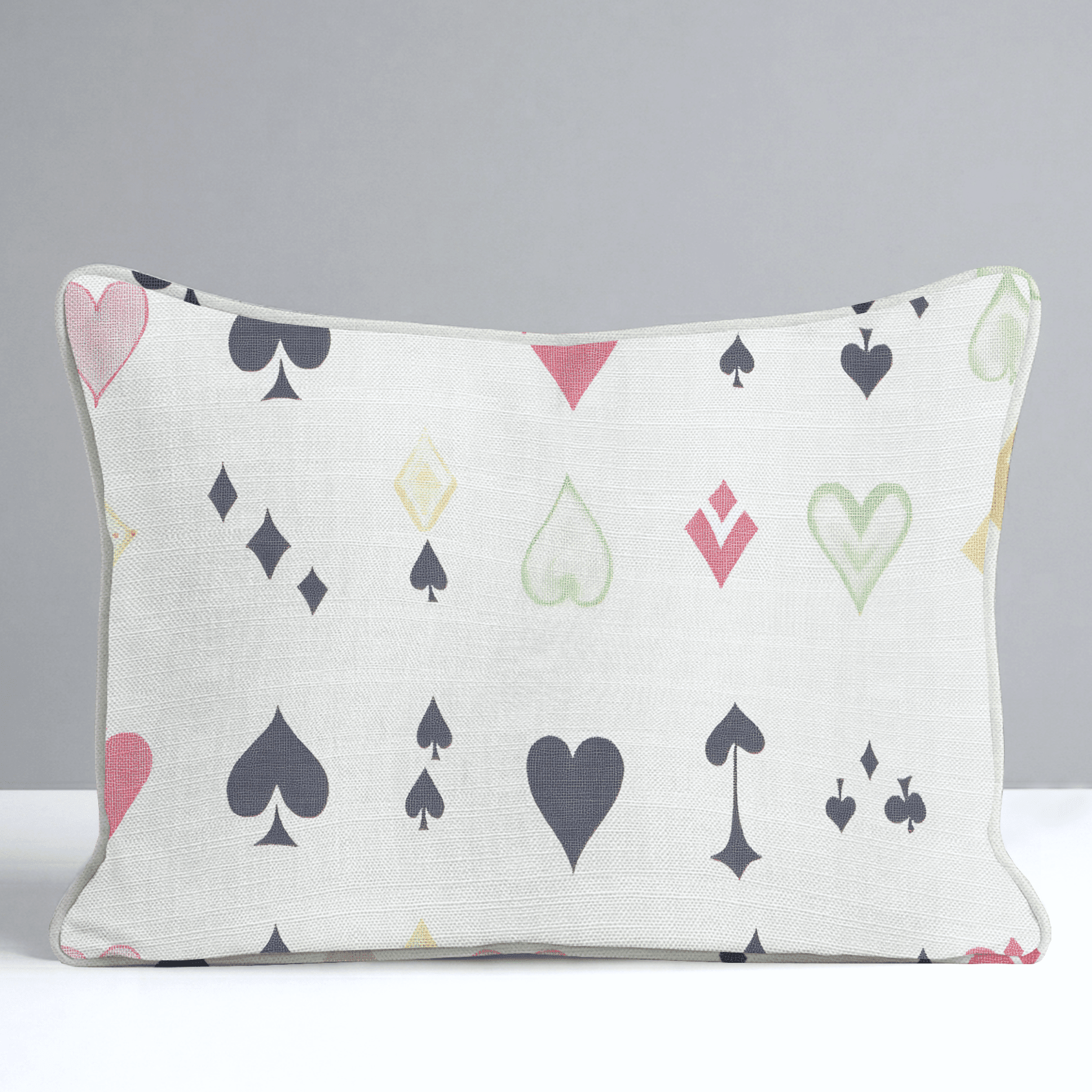 Luck of the Draw Throw Pillow - Benton Lane Home - Lemon Park