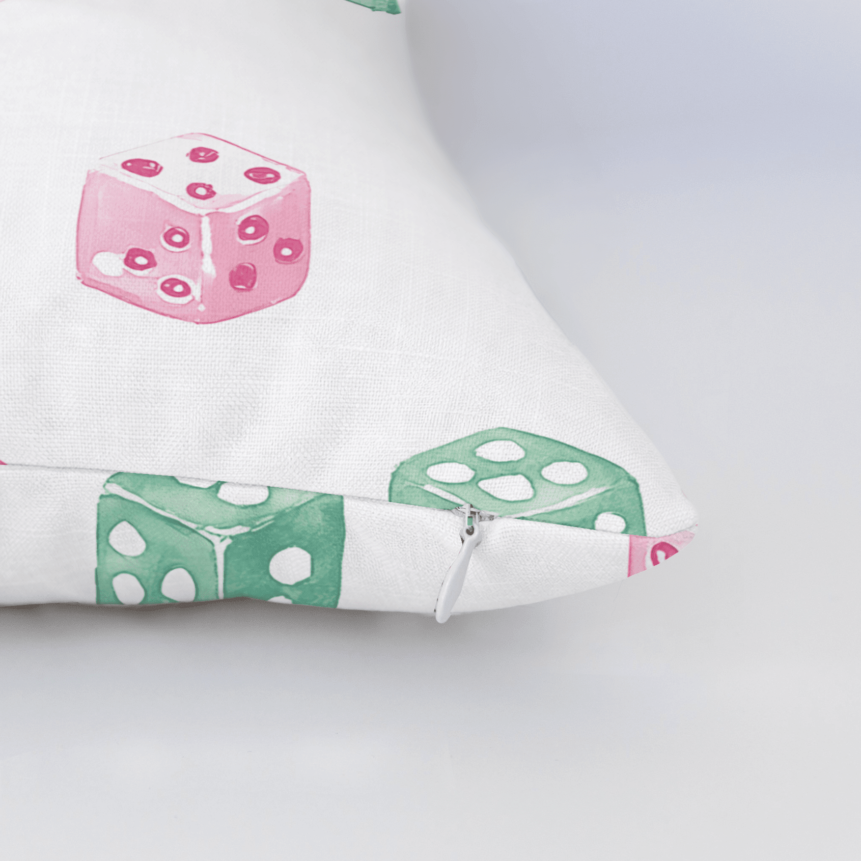 Lucky Dice Throw Pillow - Benton Lane Home - Lemon Park