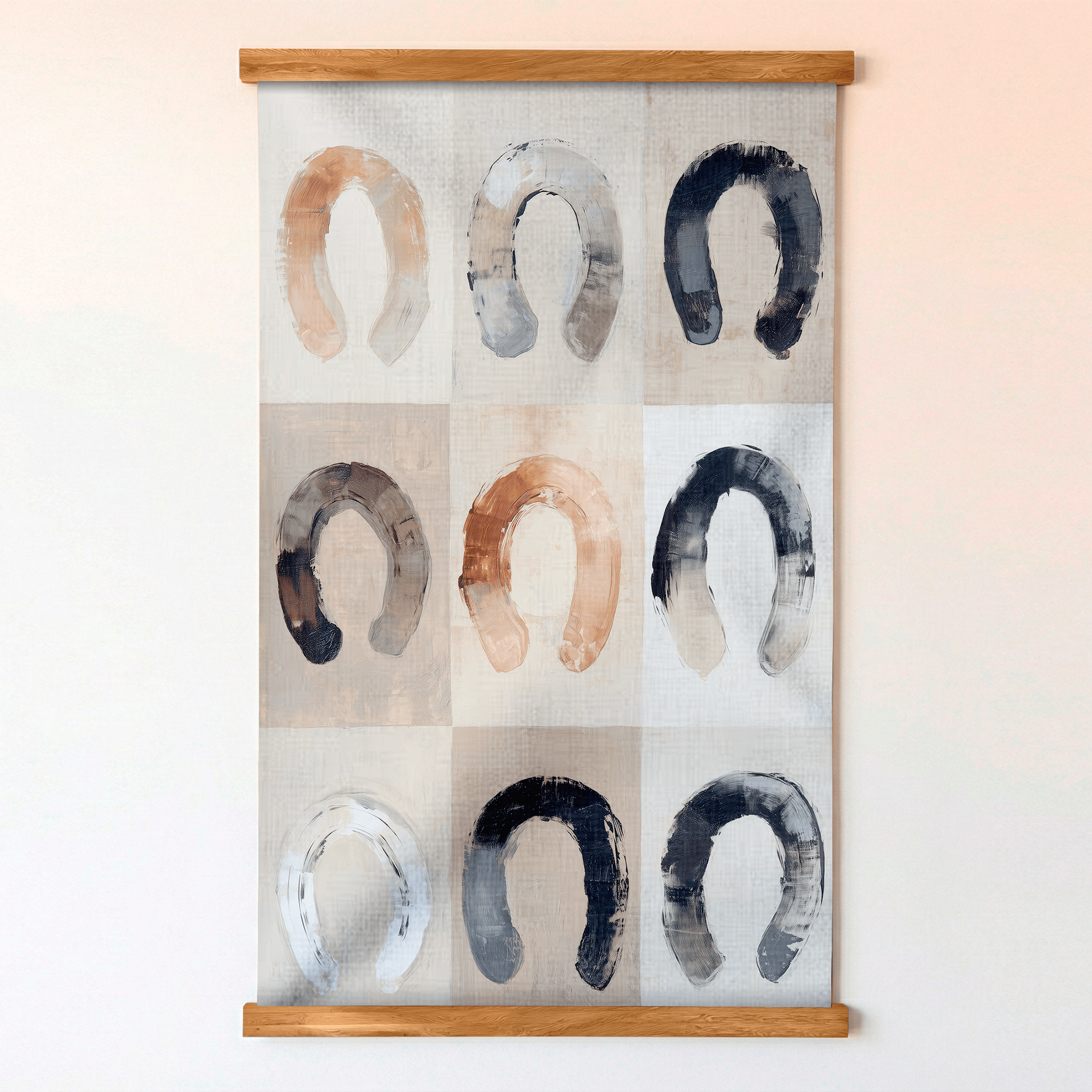 Lucky Horseshoes - Tapestry - Benton Lane Home - Lemon Park
