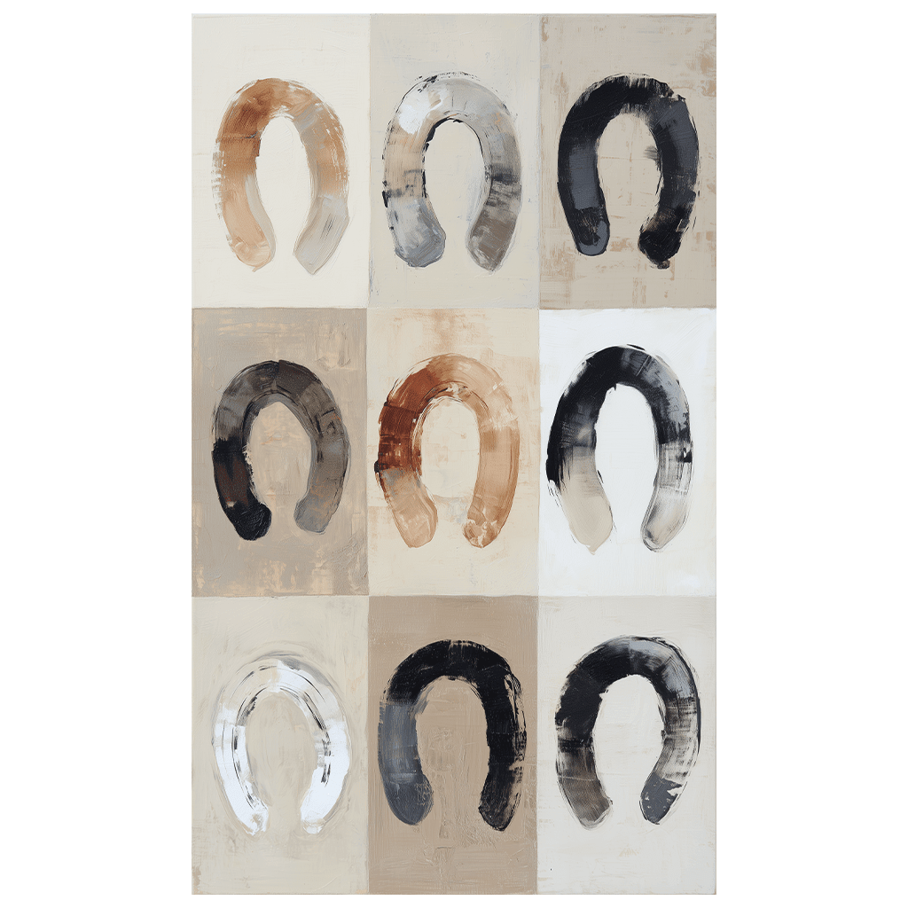 Lucky Horseshoes - Tapestry - Benton Lane Home - Lemon Park