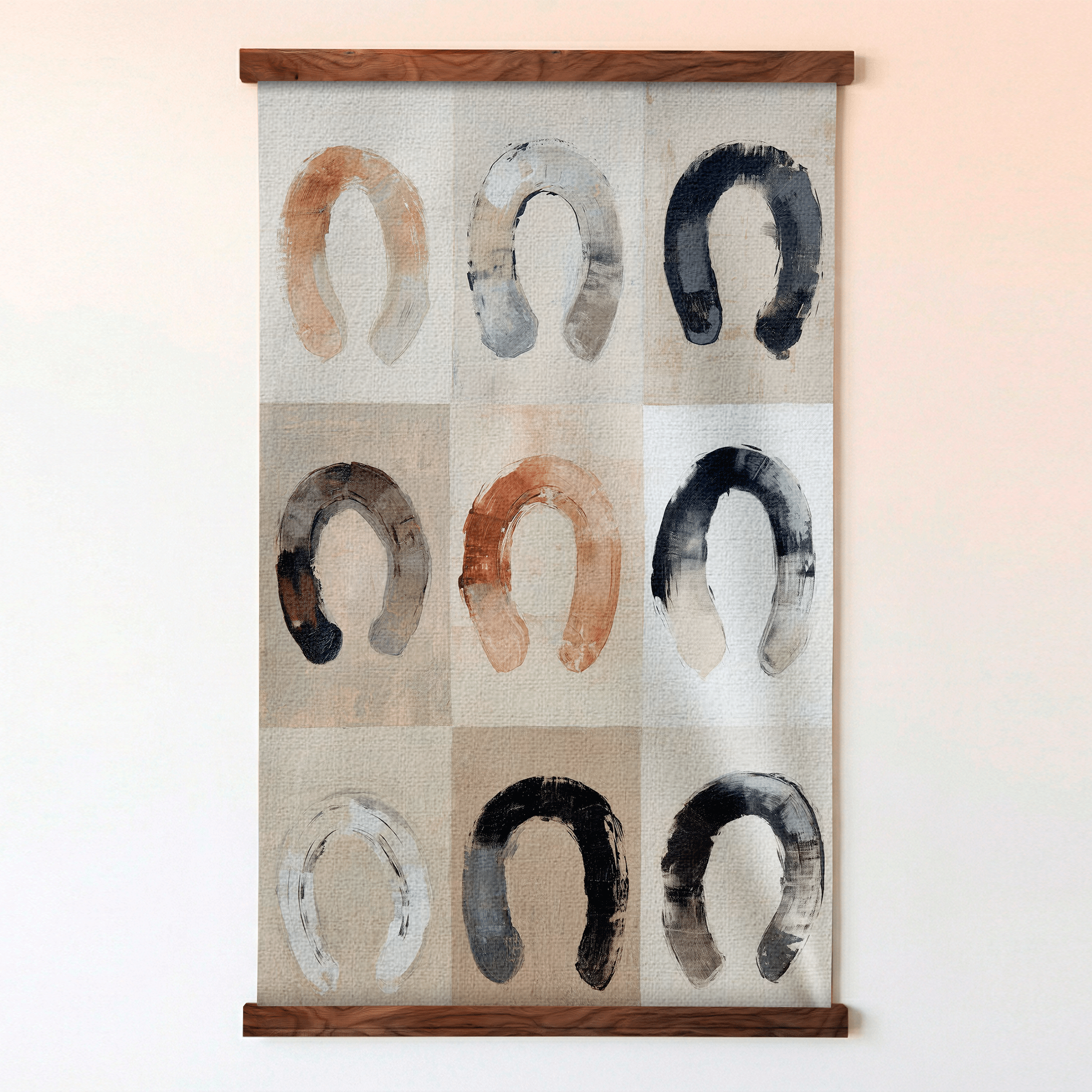 Lucky Horseshoes - Tapestry - Benton Lane Home - Lemon Park