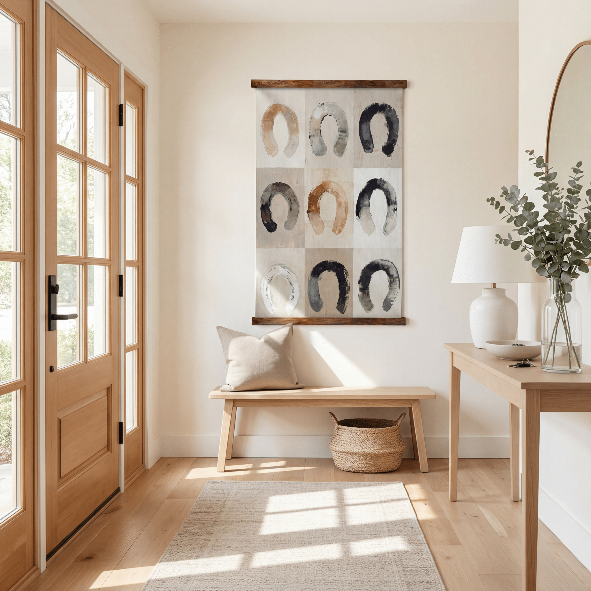 Lucky Horseshoes - Tapestry - Benton Lane Home - Lemon Park