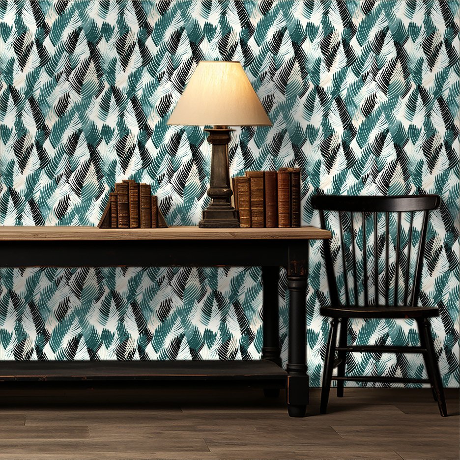 Lula Fern Wallpaper - Painted Paper