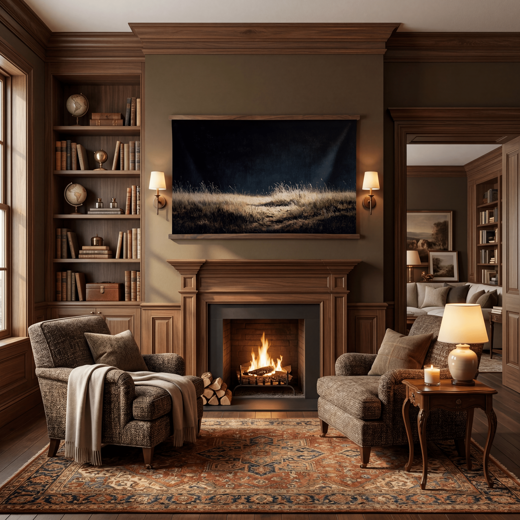 Luminous Field - Tapestry - Benton Lane Home - Painted Paper