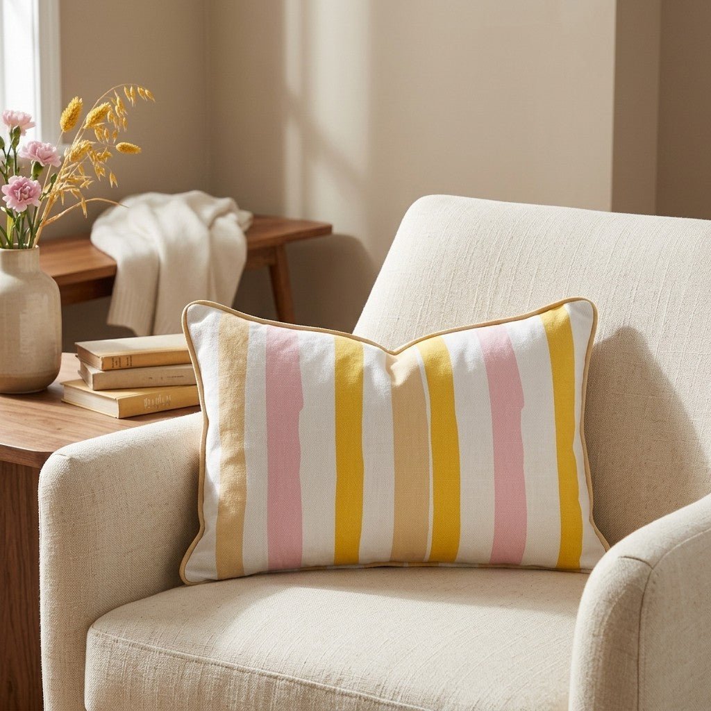 Luna Throw Pillow - Benton Lane Home - Lemon Park