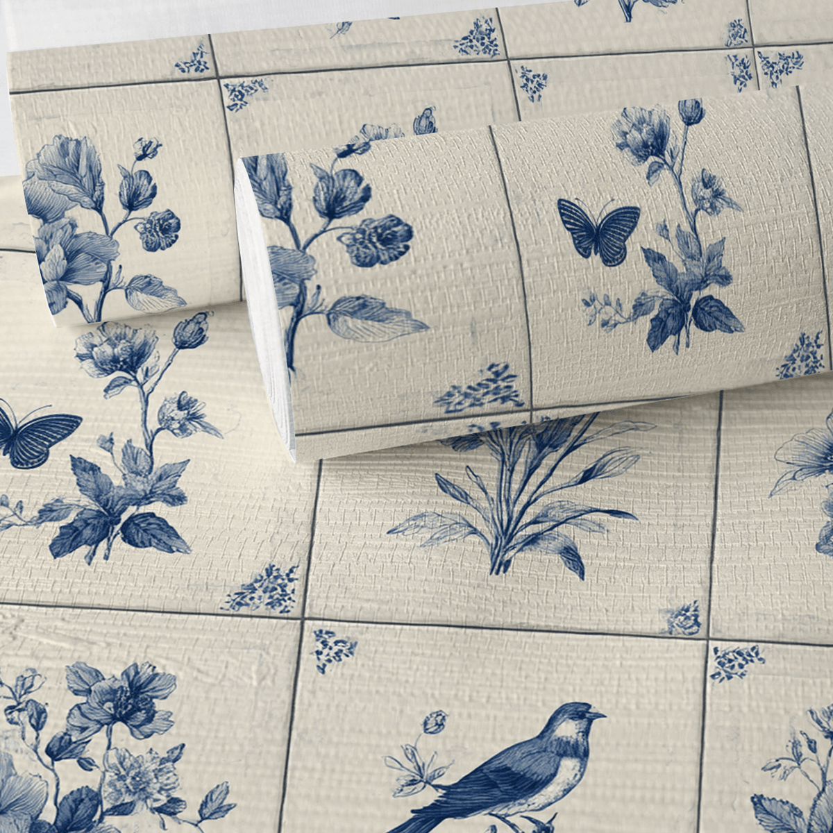Lunaria Faux Grasscloth Wallpaper - Lemon Park