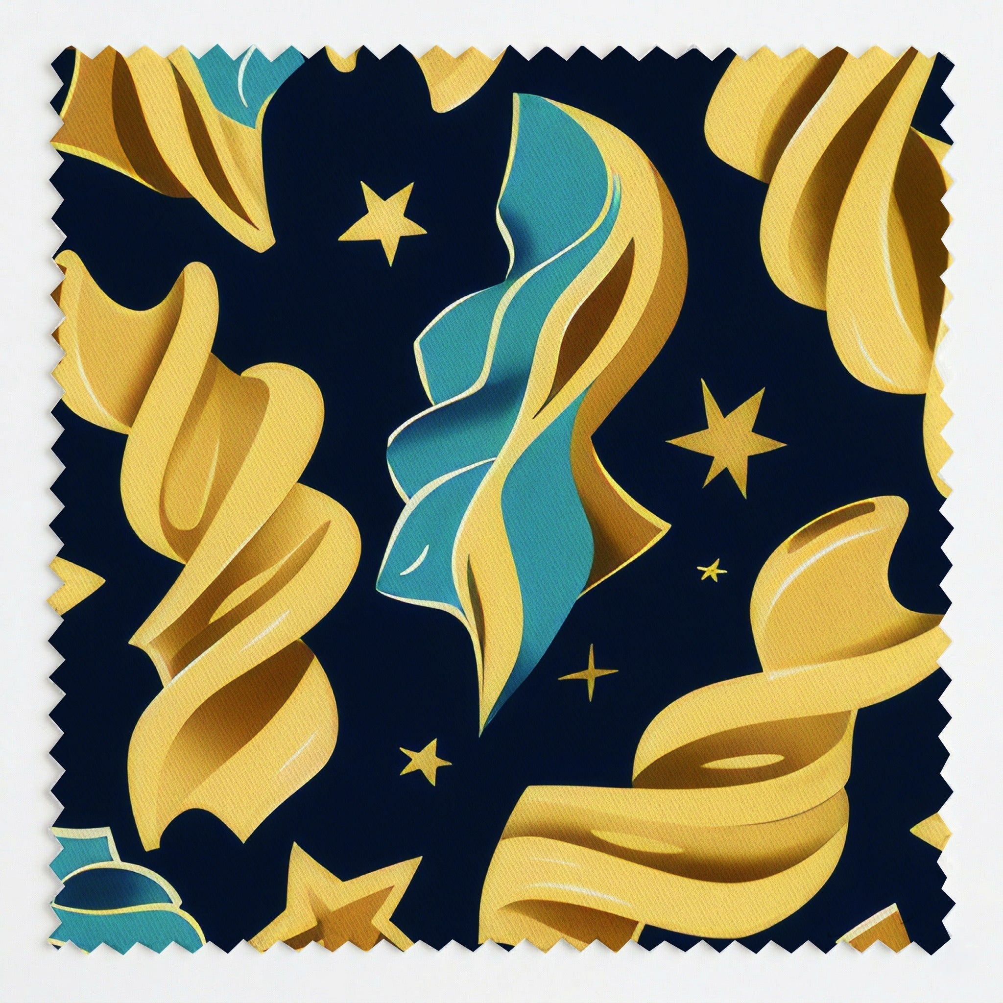 Luna's Cosmic Linguine - Fabric - Benton Lane Home - Lemon Park