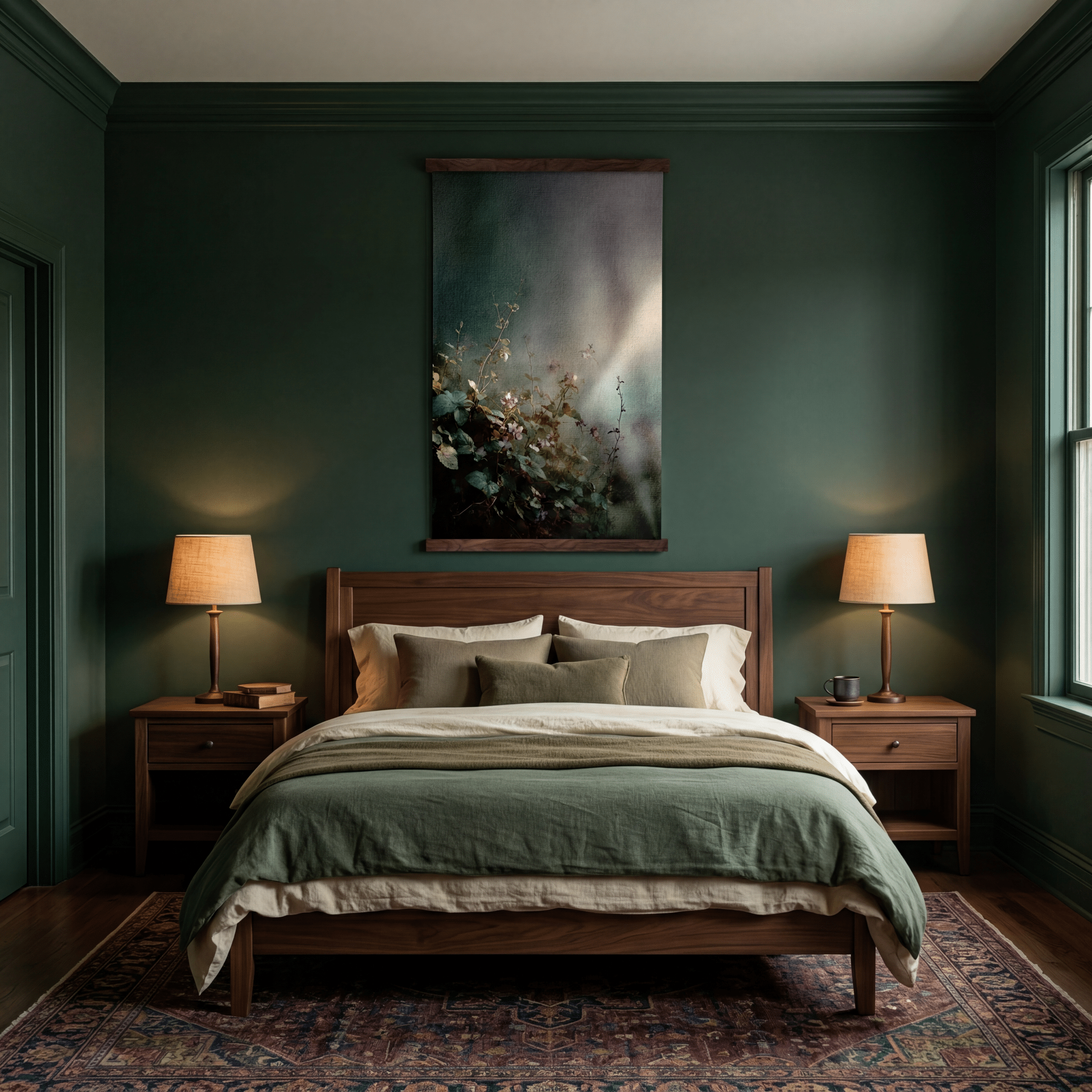 Lush Greenery - Tapestry - Painted Paper