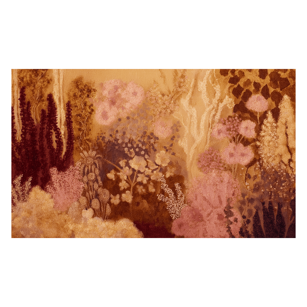 Lush Meadow (Orange) - Tapestry - Benton Lane Home - Lemon Park