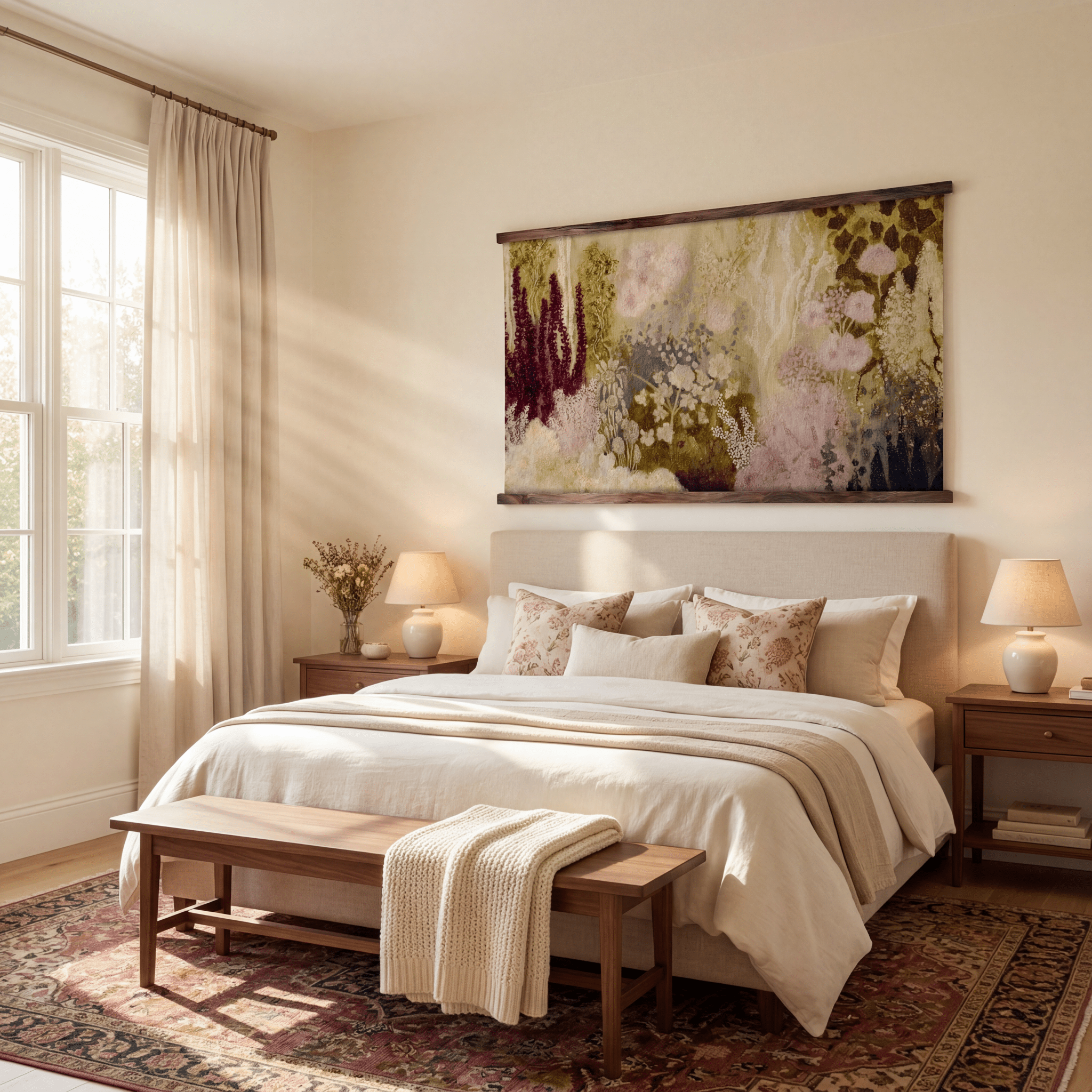 Lush Meadow (Yellow) - Tapestry - Benton Lane Home - Lemon Park