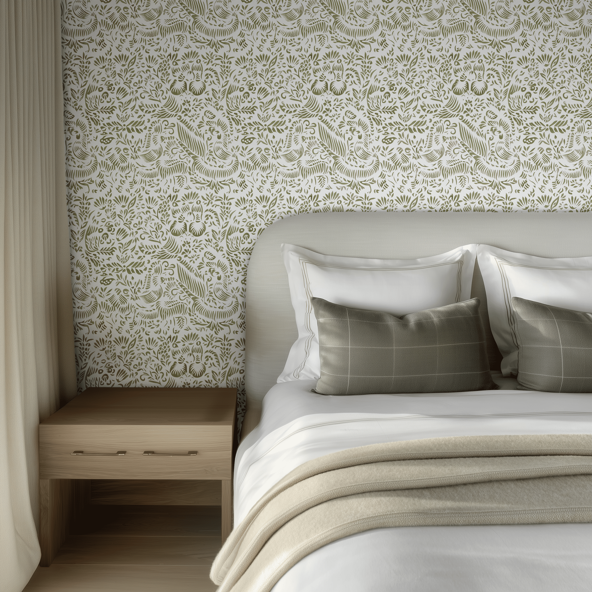 Luzia Wallpaper - Painted Paper
