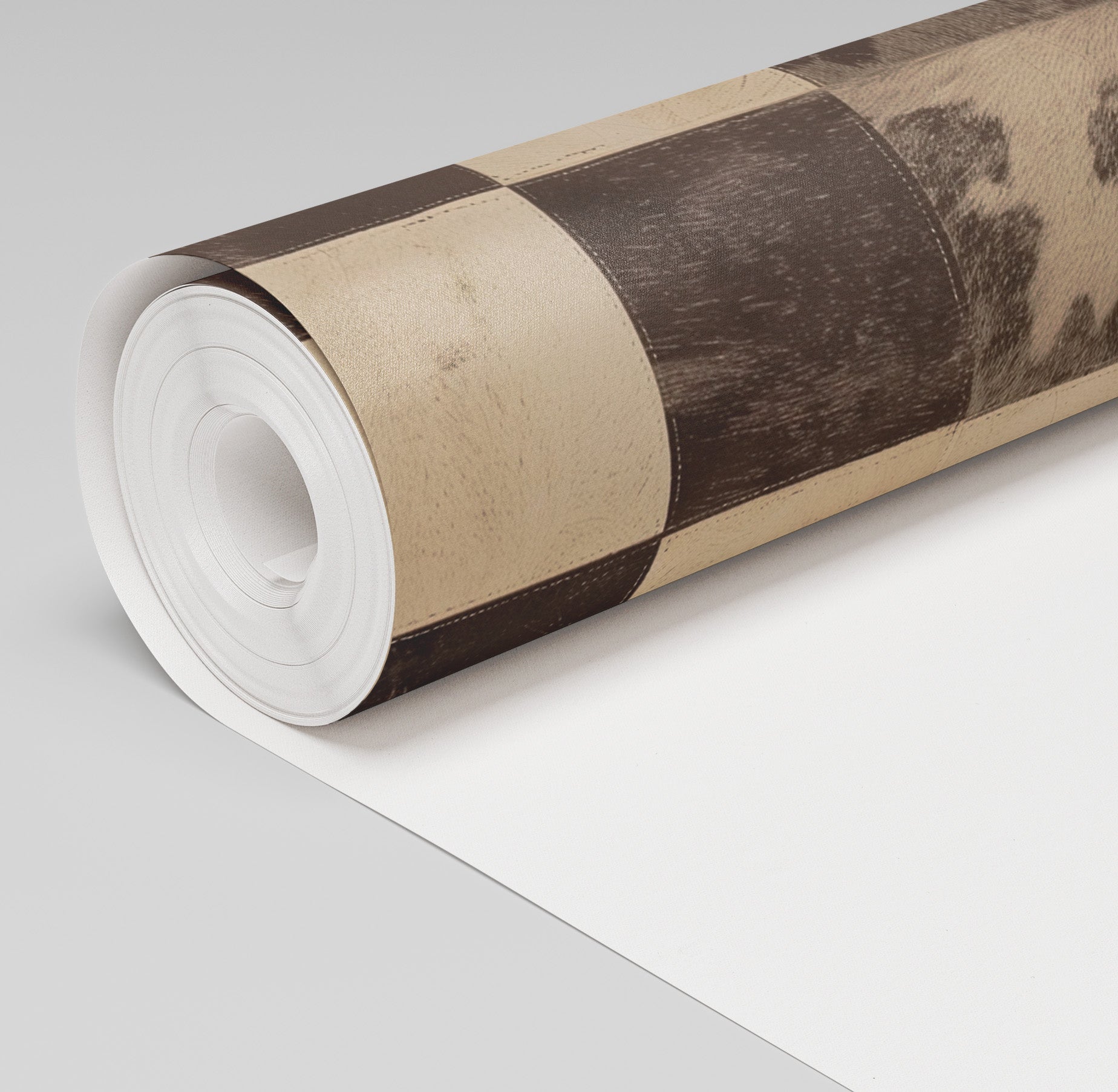 Lyle Cowhide Wallpaper - Painted Paper