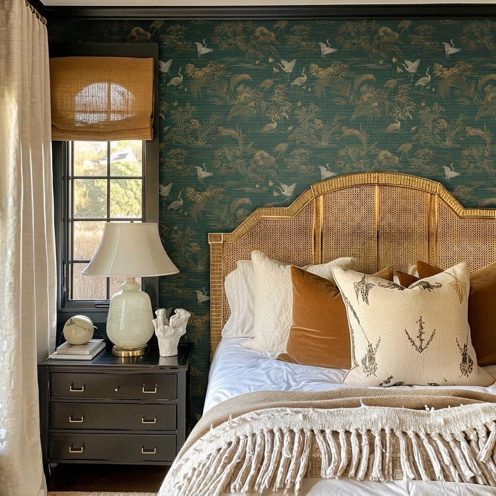 Madden Faux Grasscloth Wallpaper - Painted Paper