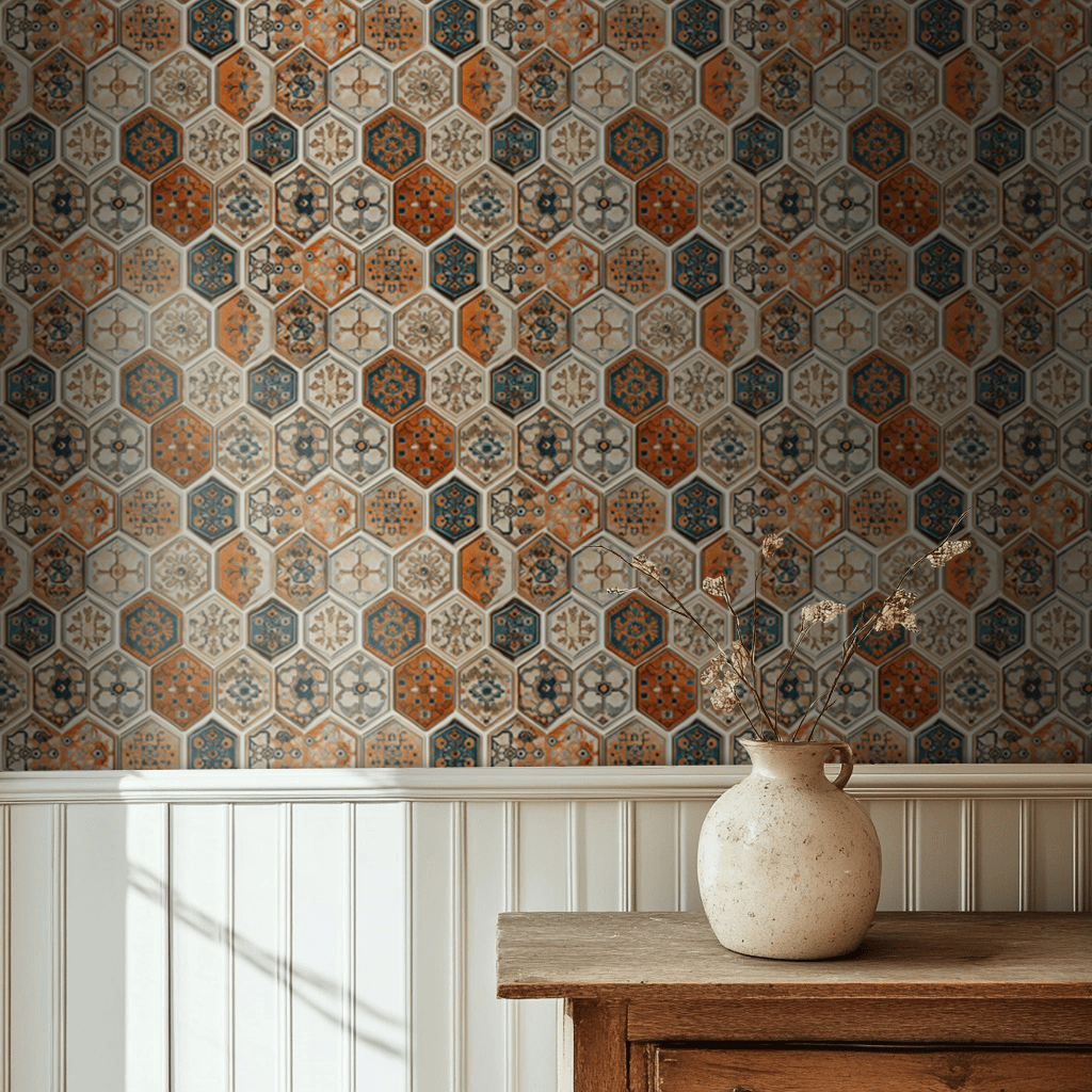 Madison Tile Wallpaper - Benton Lane Home - Anthem Classic