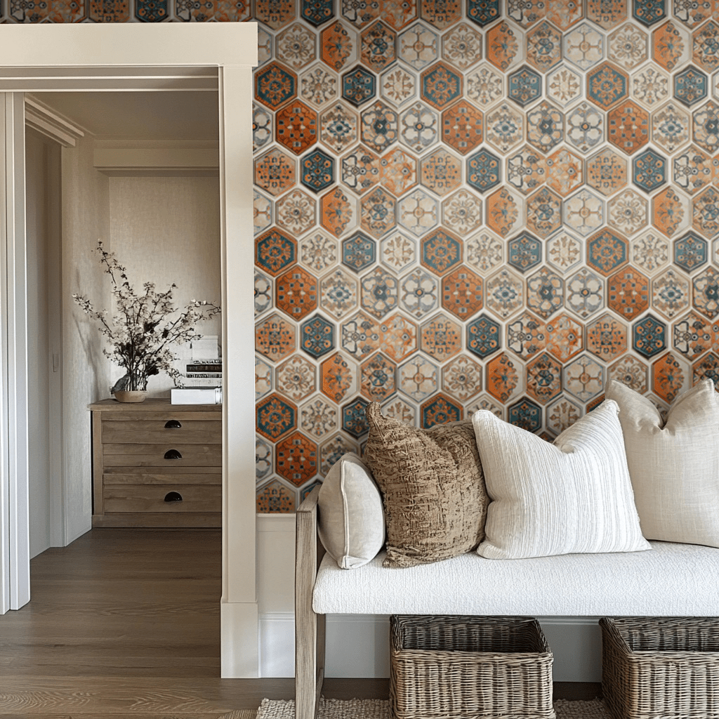 Madison Tile Wallpaper - Benton Lane Home - Anthem Classic