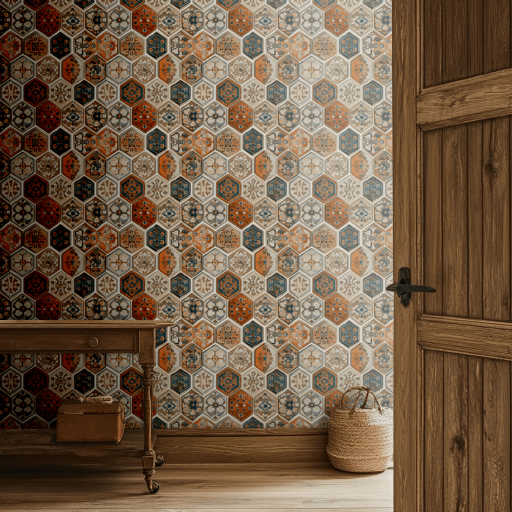 Madison Tile Wallpaper - Benton Lane Home - Anthem Classic