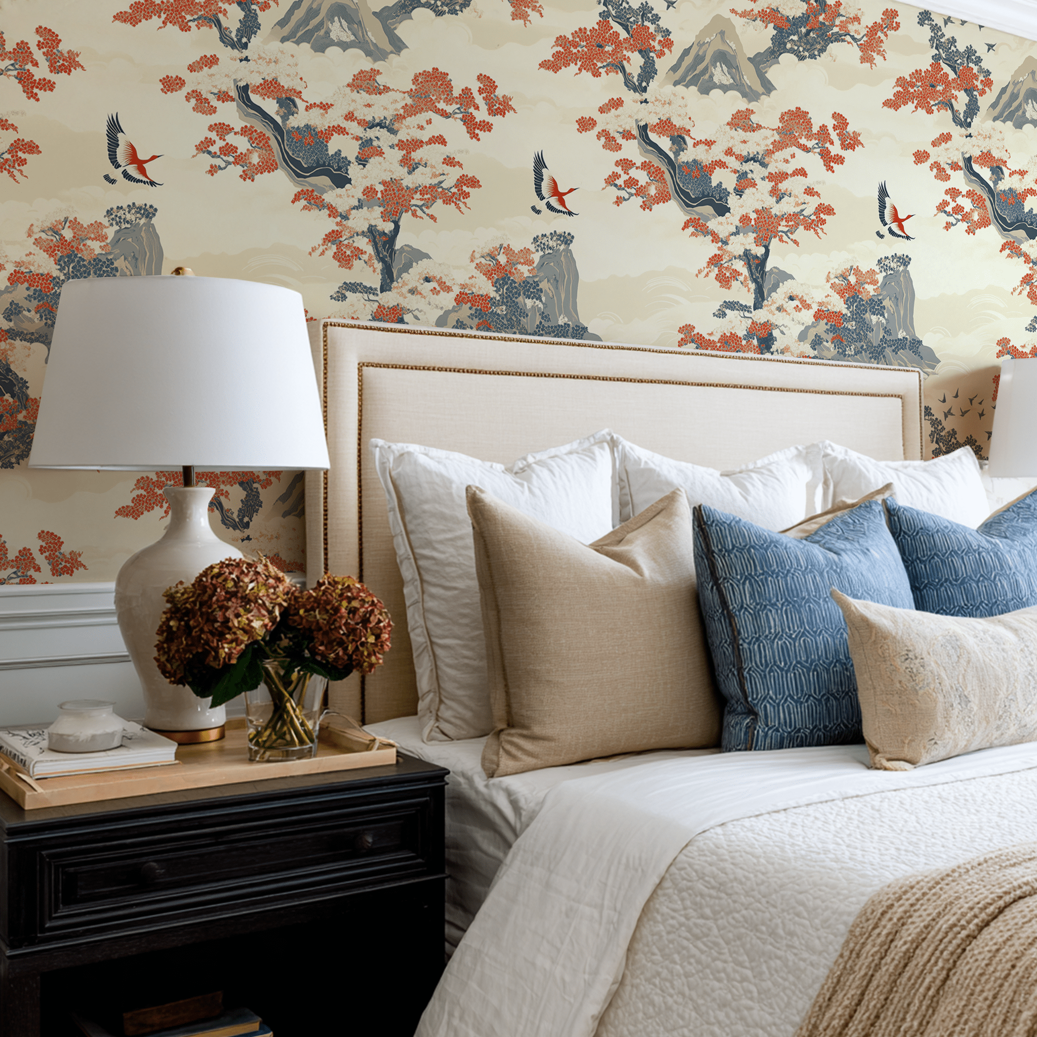 Maeve Wallpaper - Premium - Benton Lane Home - Painted Paper