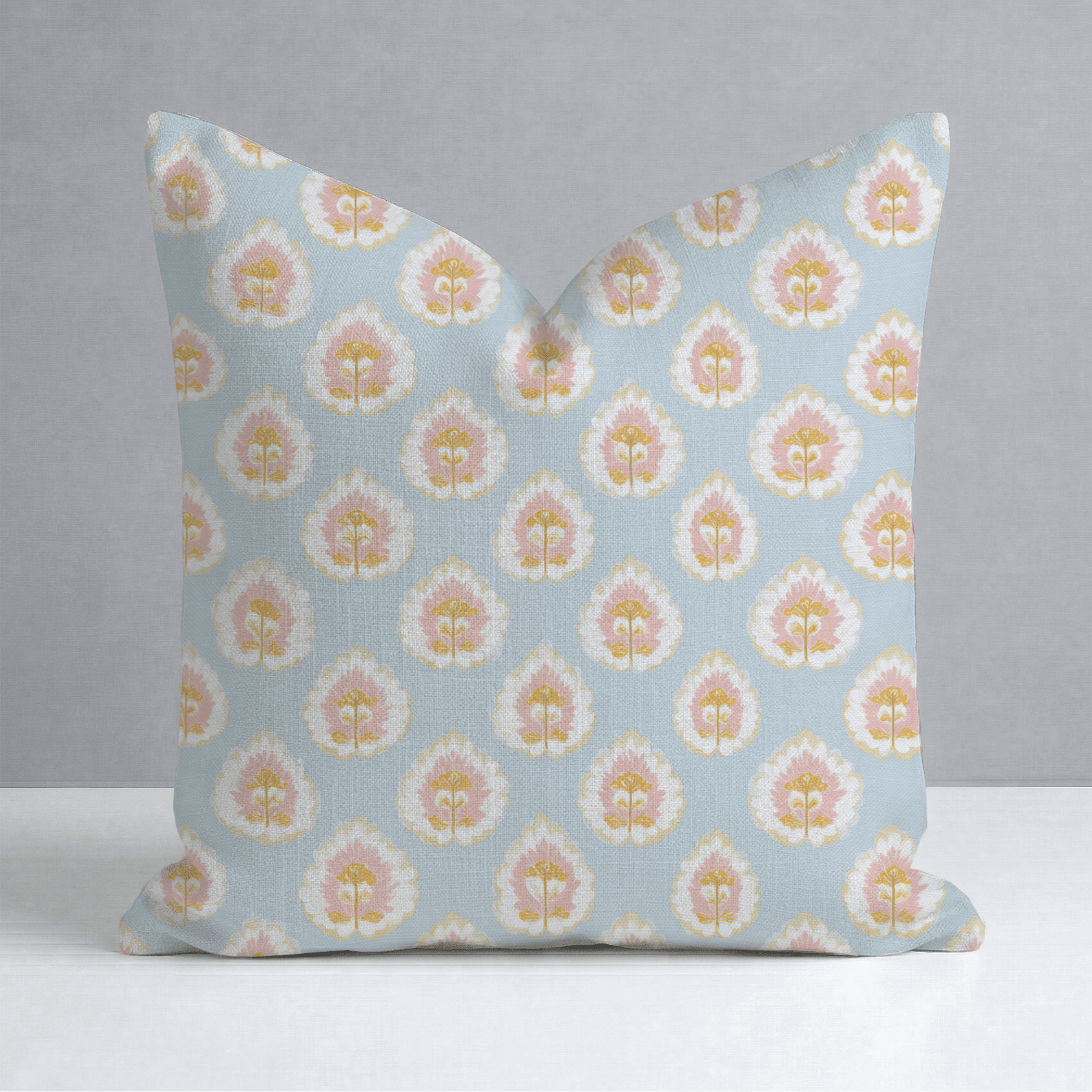 Magnolia Mist Throw Pillow - Benton Lane Home - Lemon Park