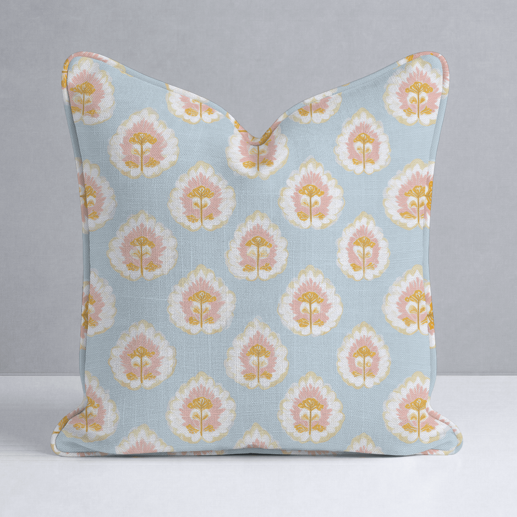 Magnolia Mist Throw Pillow - Benton Lane Home - Lemon Park