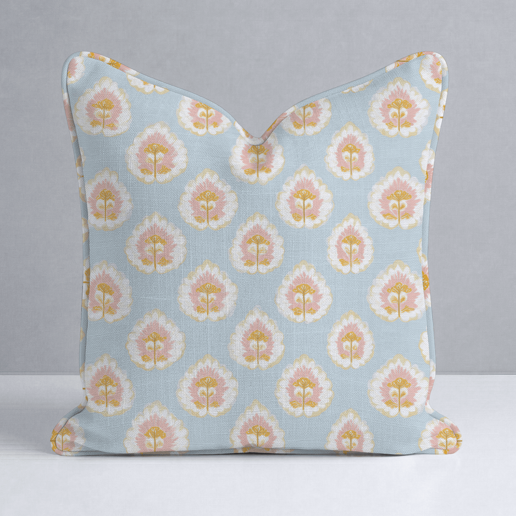 Magnolia Mist Throw Pillow - Benton Lane Home - Lemon Park