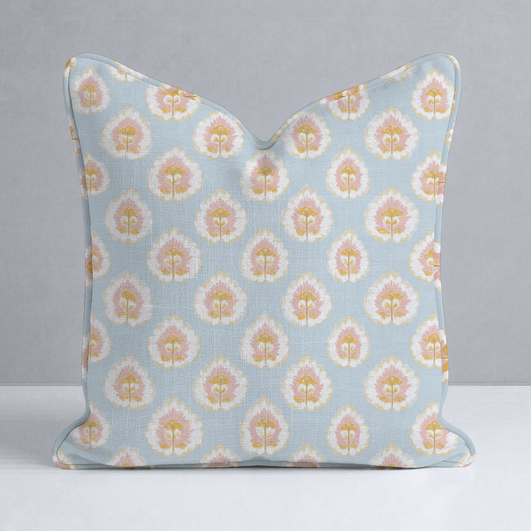 Magnolia Mist Throw Pillow - Benton Lane Home - Lemon Park