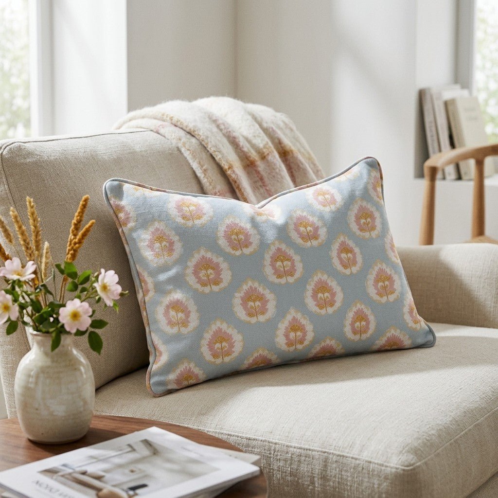 Magnolia Mist Throw Pillow - Benton Lane Home - Lemon Park