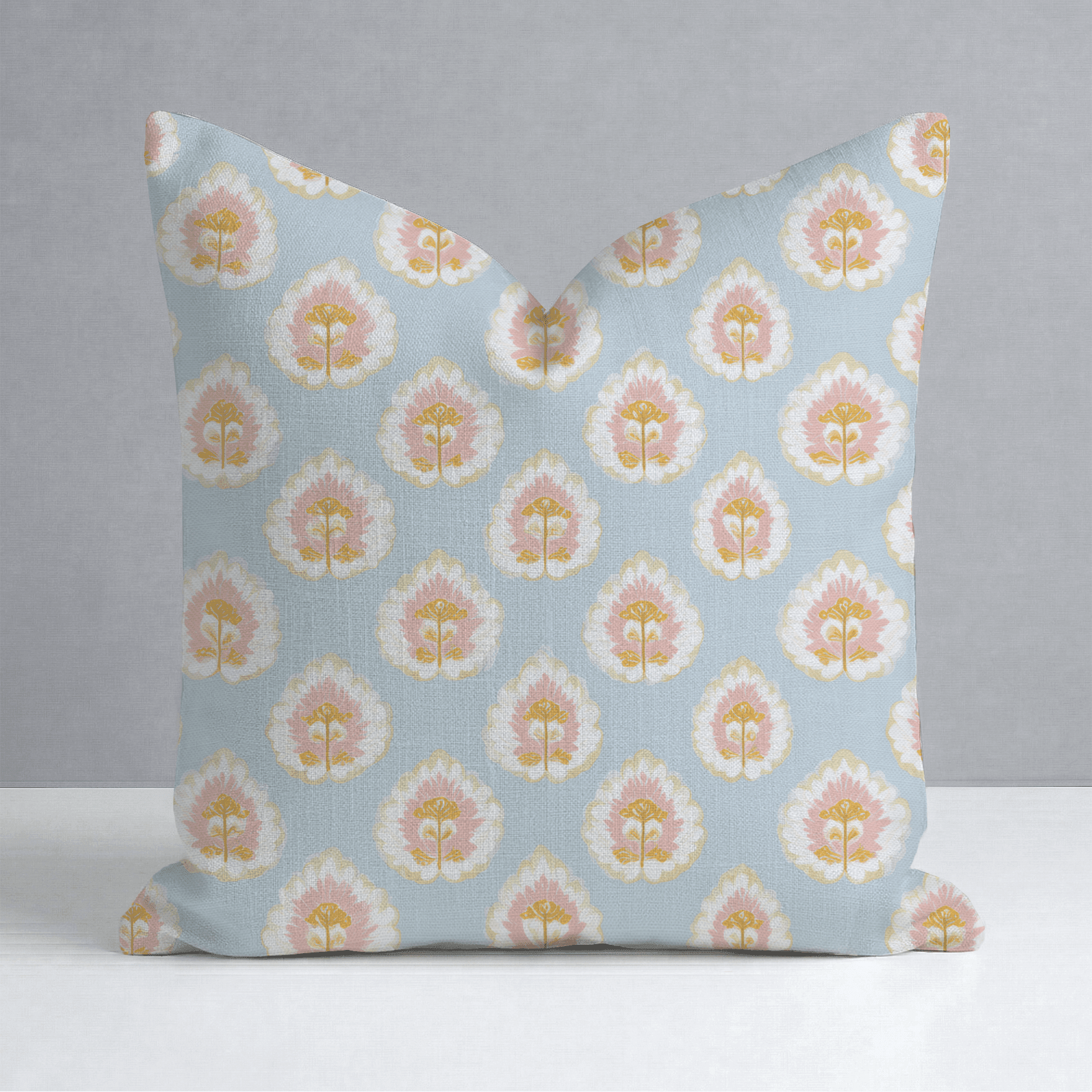 Magnolia Mist Throw Pillow - Benton Lane Home - Lemon Park