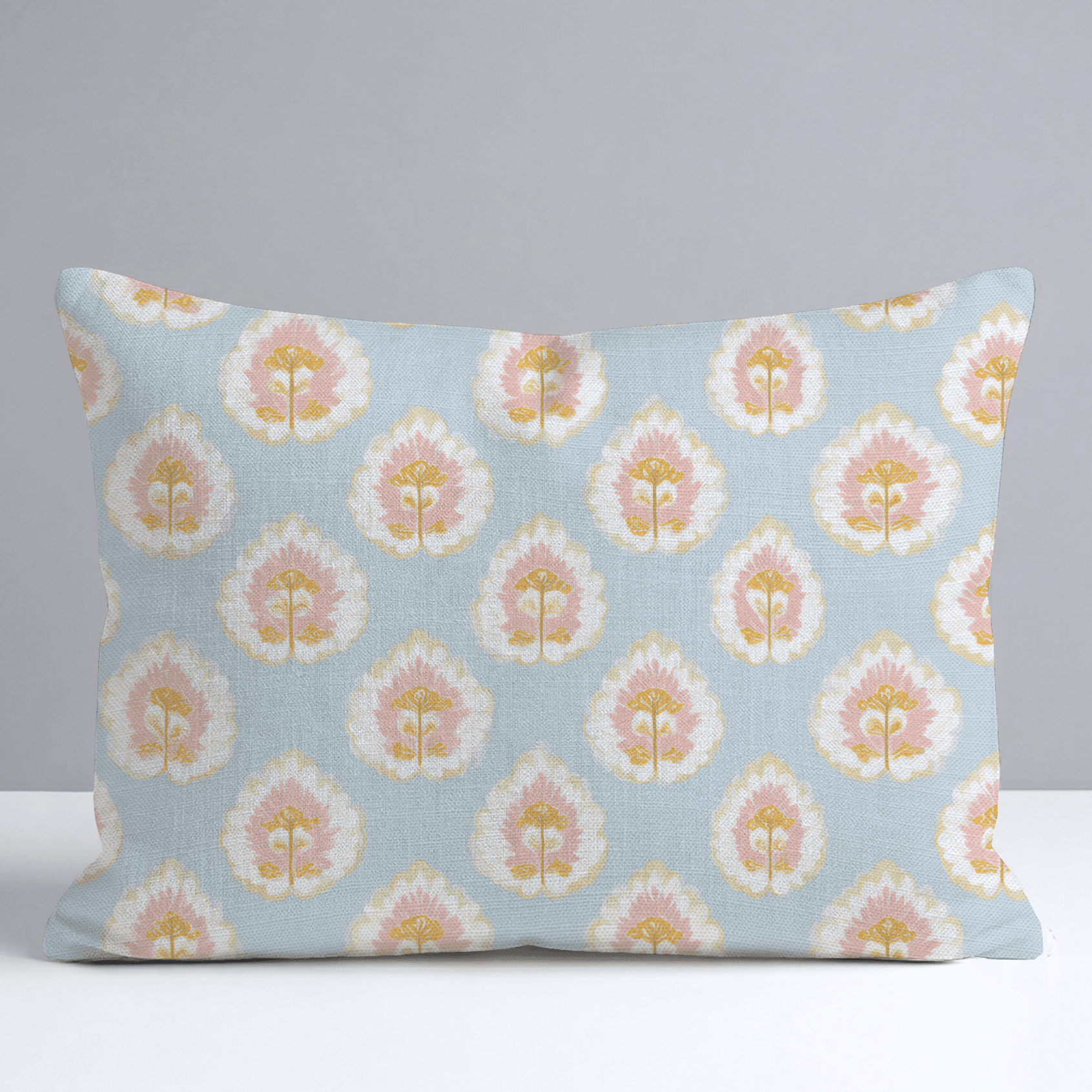 Magnolia Mist Throw Pillow - Benton Lane Home - Lemon Park