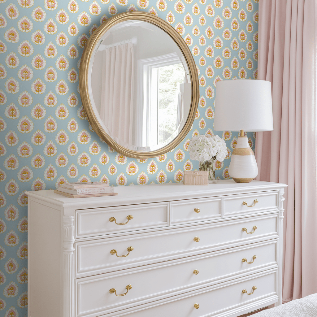 Magnolia Mist Wallpaper - Benton Lane Home - Lemon Park