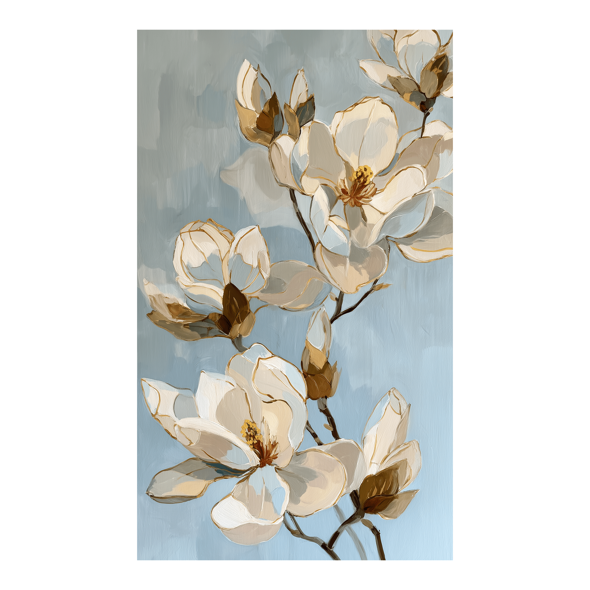Magnolia Morning - Tapestry - Painted Paper