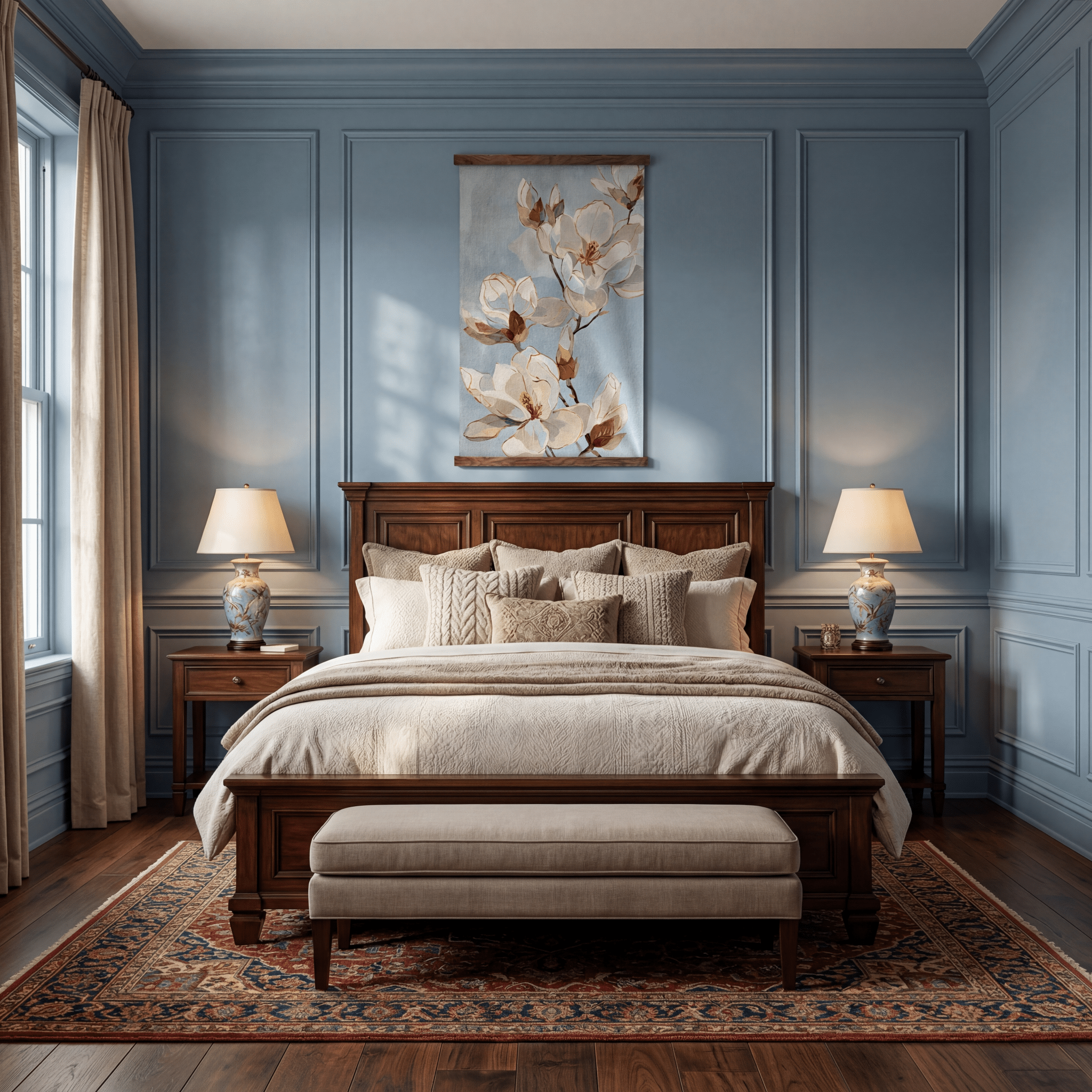 Magnolia Morning - Tapestry - Painted Paper